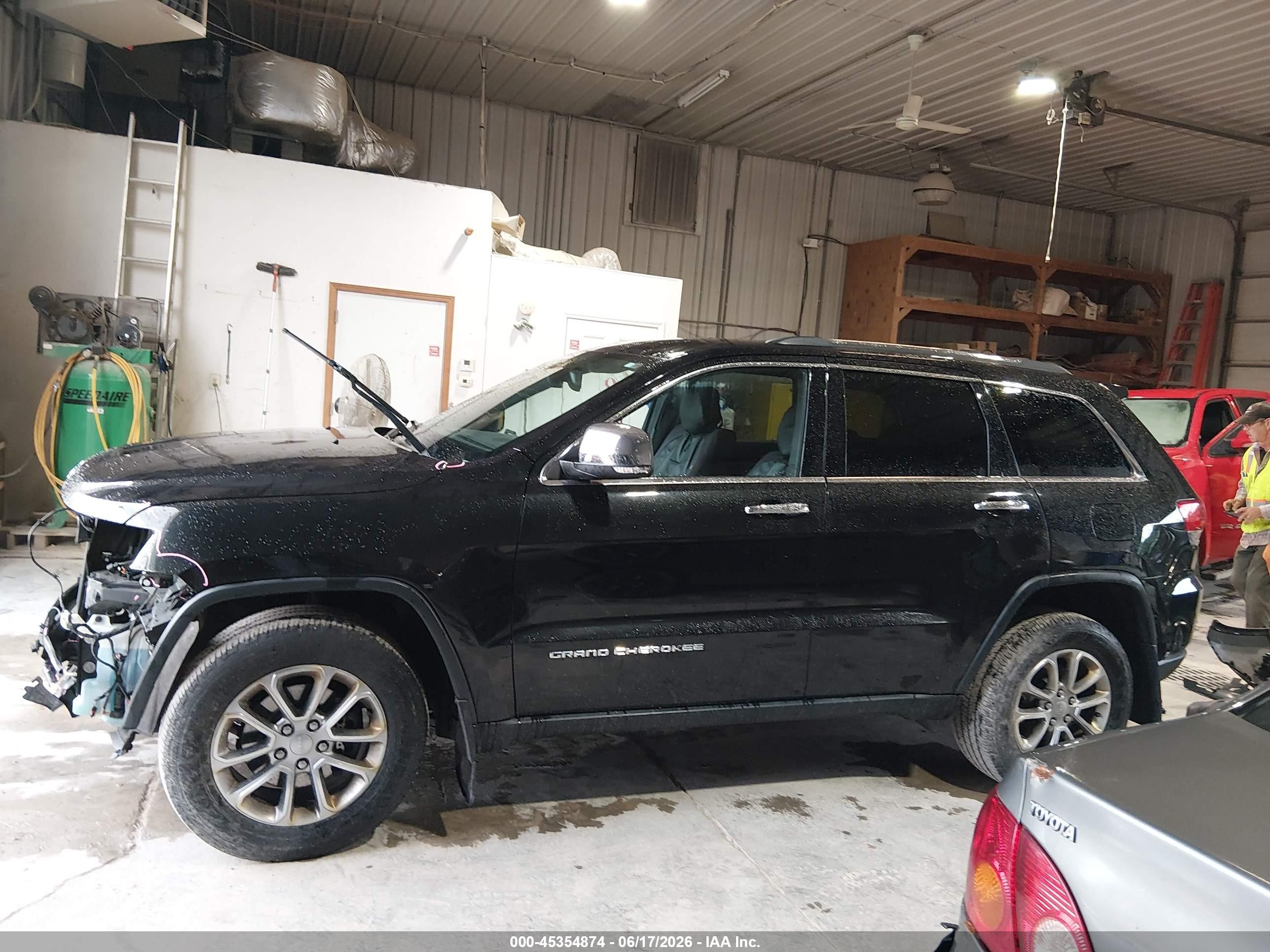 2015 Jeep Grand Cherokee Limited Black vin: 1C4RJFBG7FC100153
