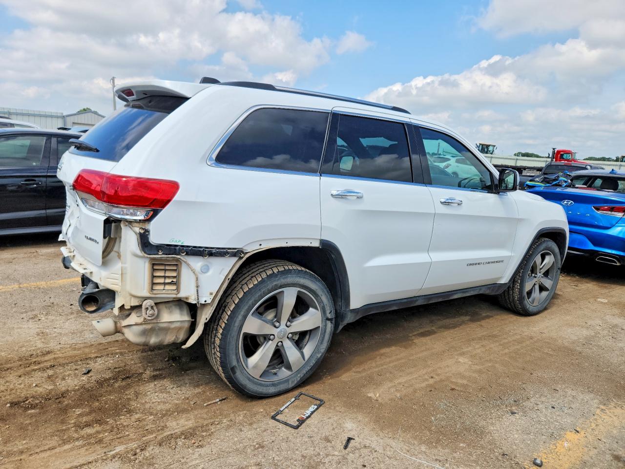 2015 Jeep Grand Cherokee Limited White vin: 1C4RJFBG7FC152334