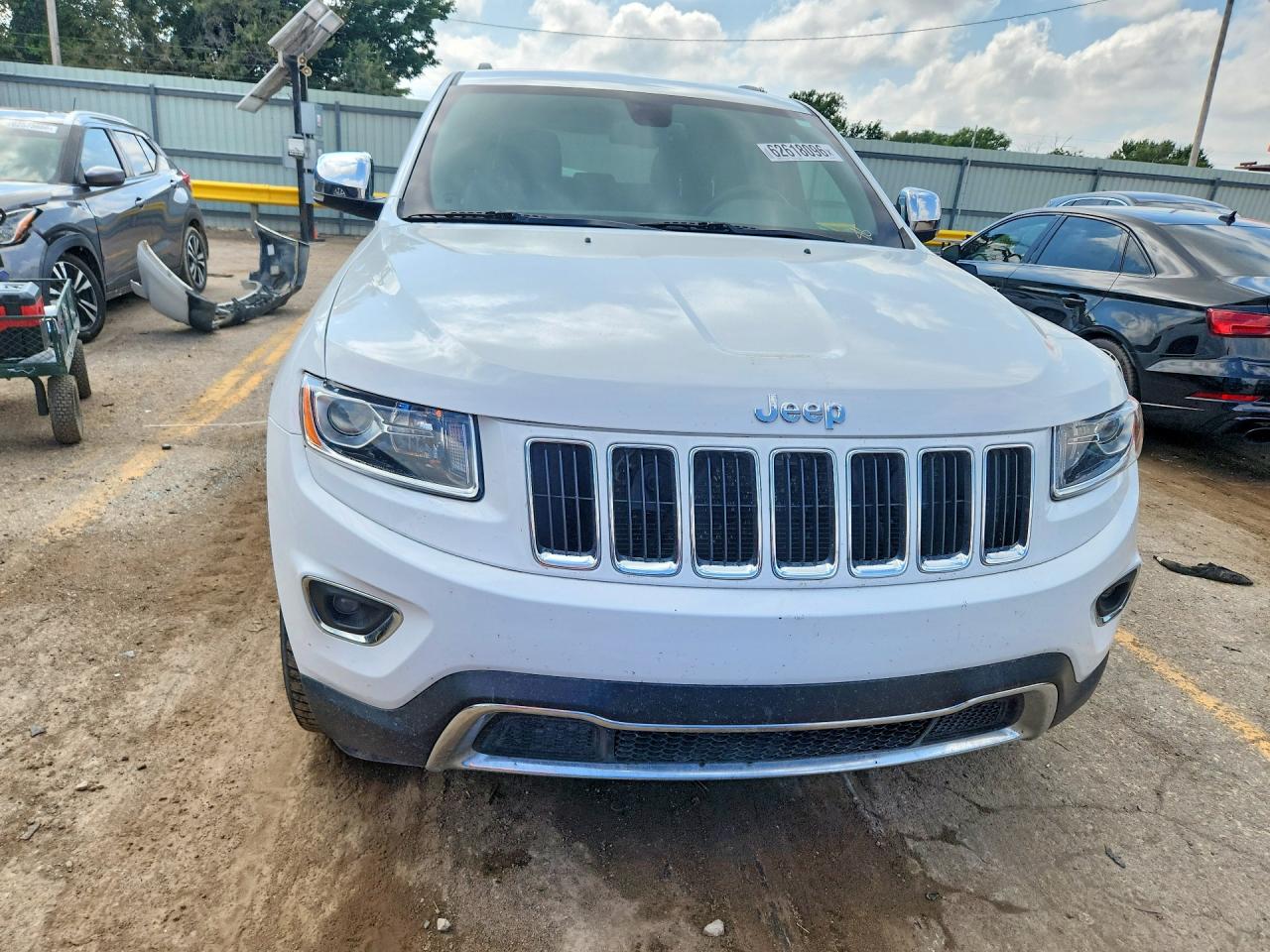 2015 Jeep Grand Cherokee Limited White vin: 1C4RJFBG7FC152334