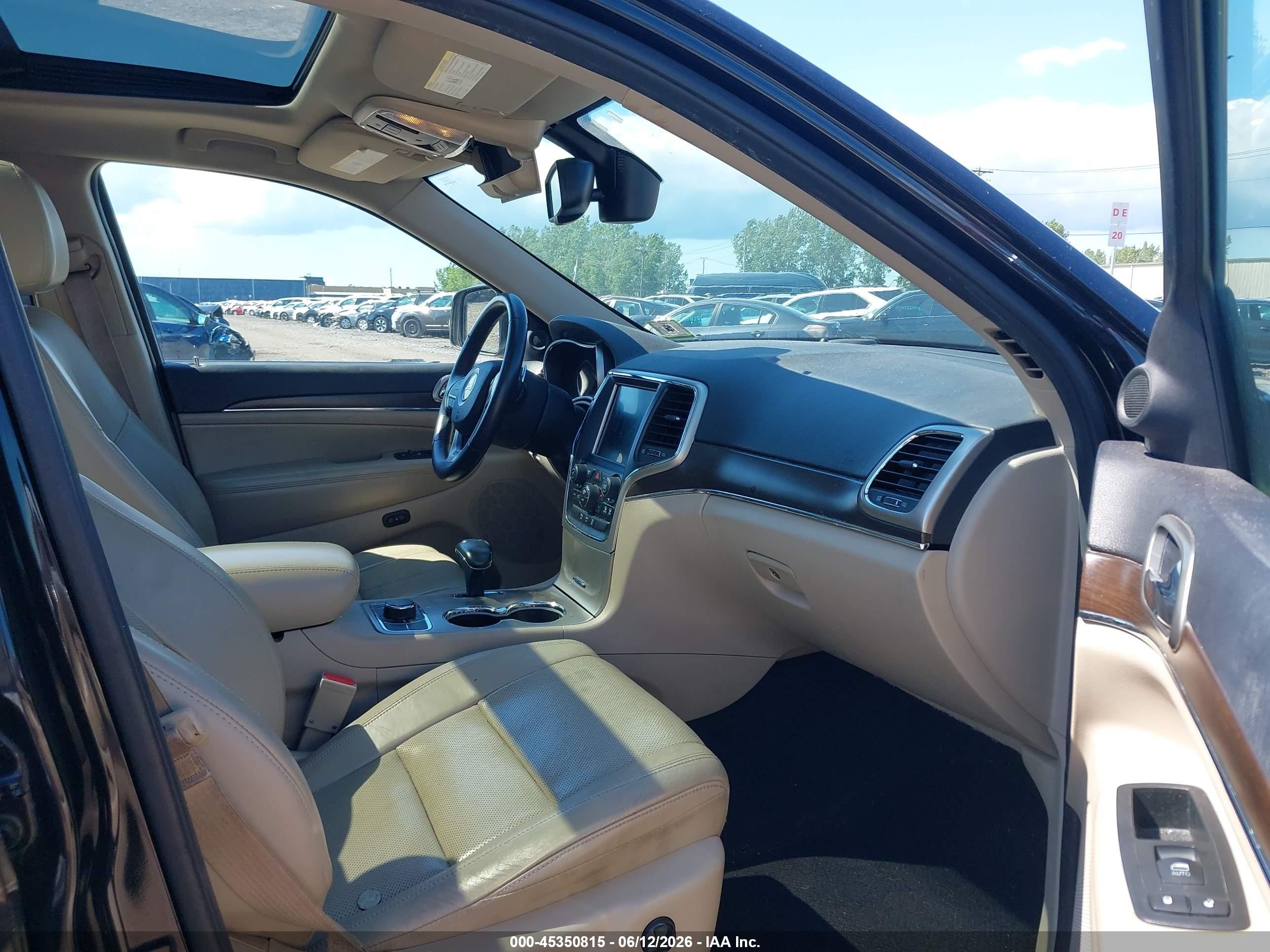 2015 Jeep Grand Cherokee Limited Black vin: 1C4RJFBG7FC168663