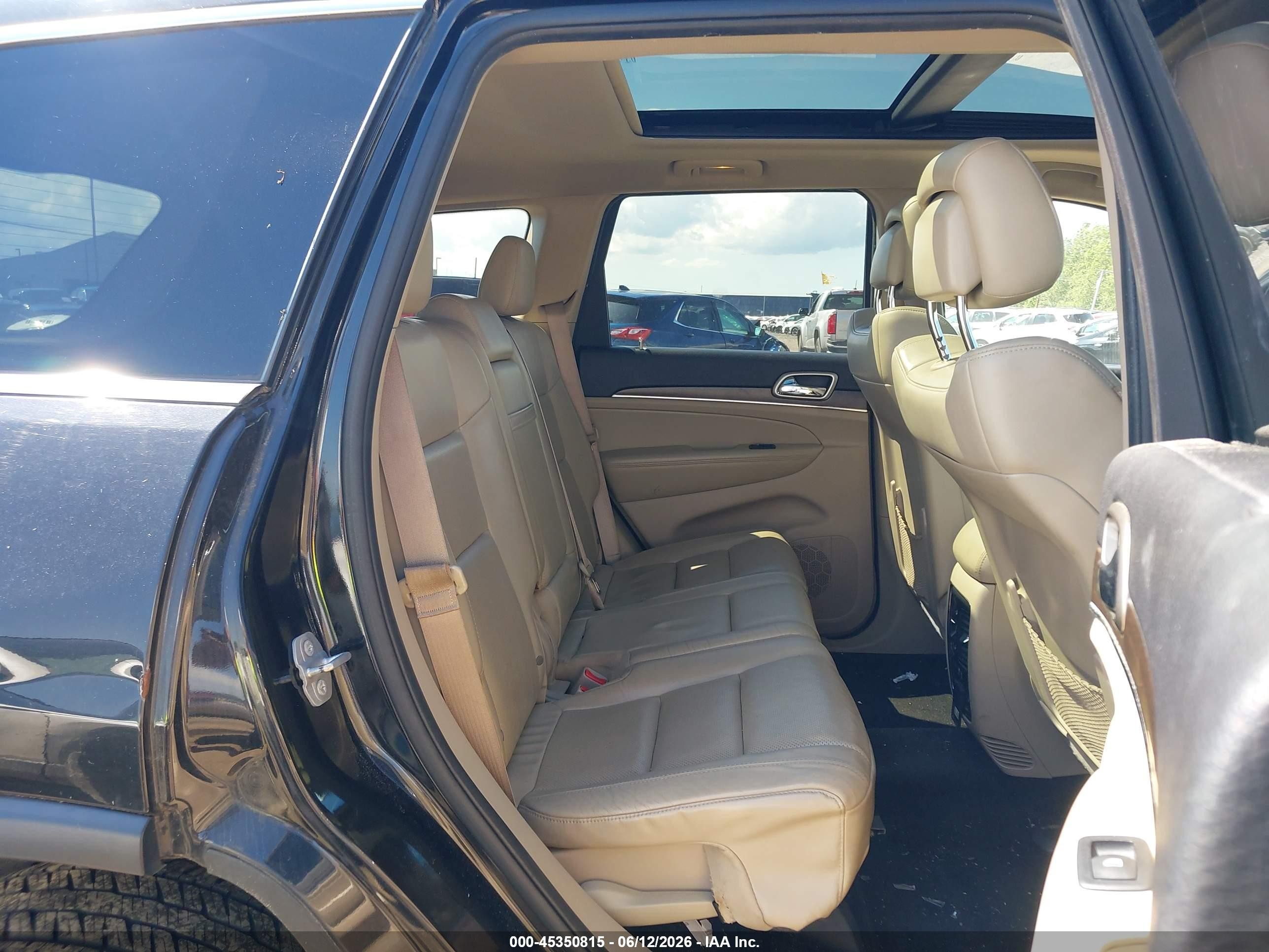 2015 Jeep Grand Cherokee Limited Black vin: 1C4RJFBG7FC168663