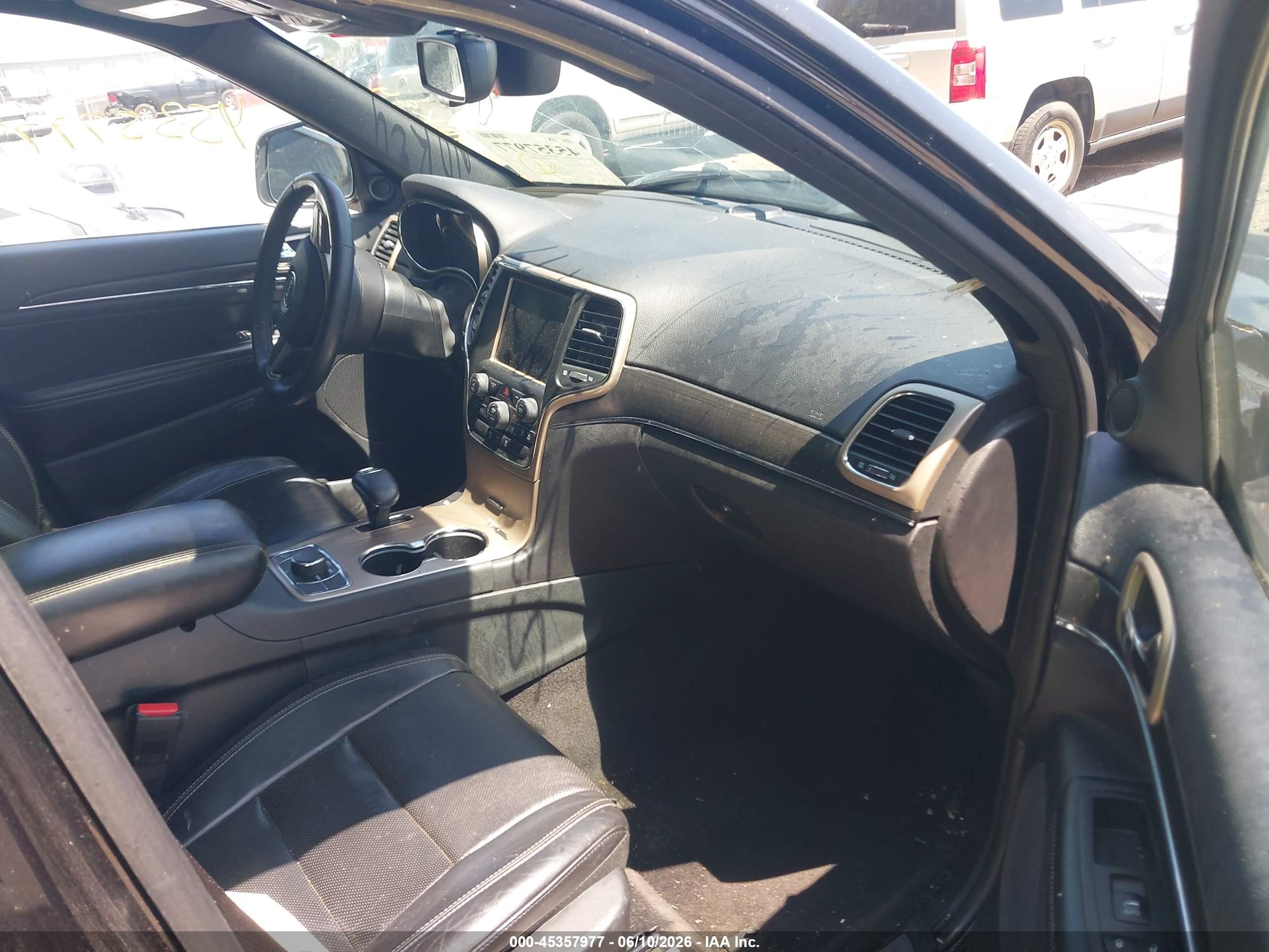 2015 Jeep Grand Cherokee Limited Black vin: 1C4RJFBG7FC179033