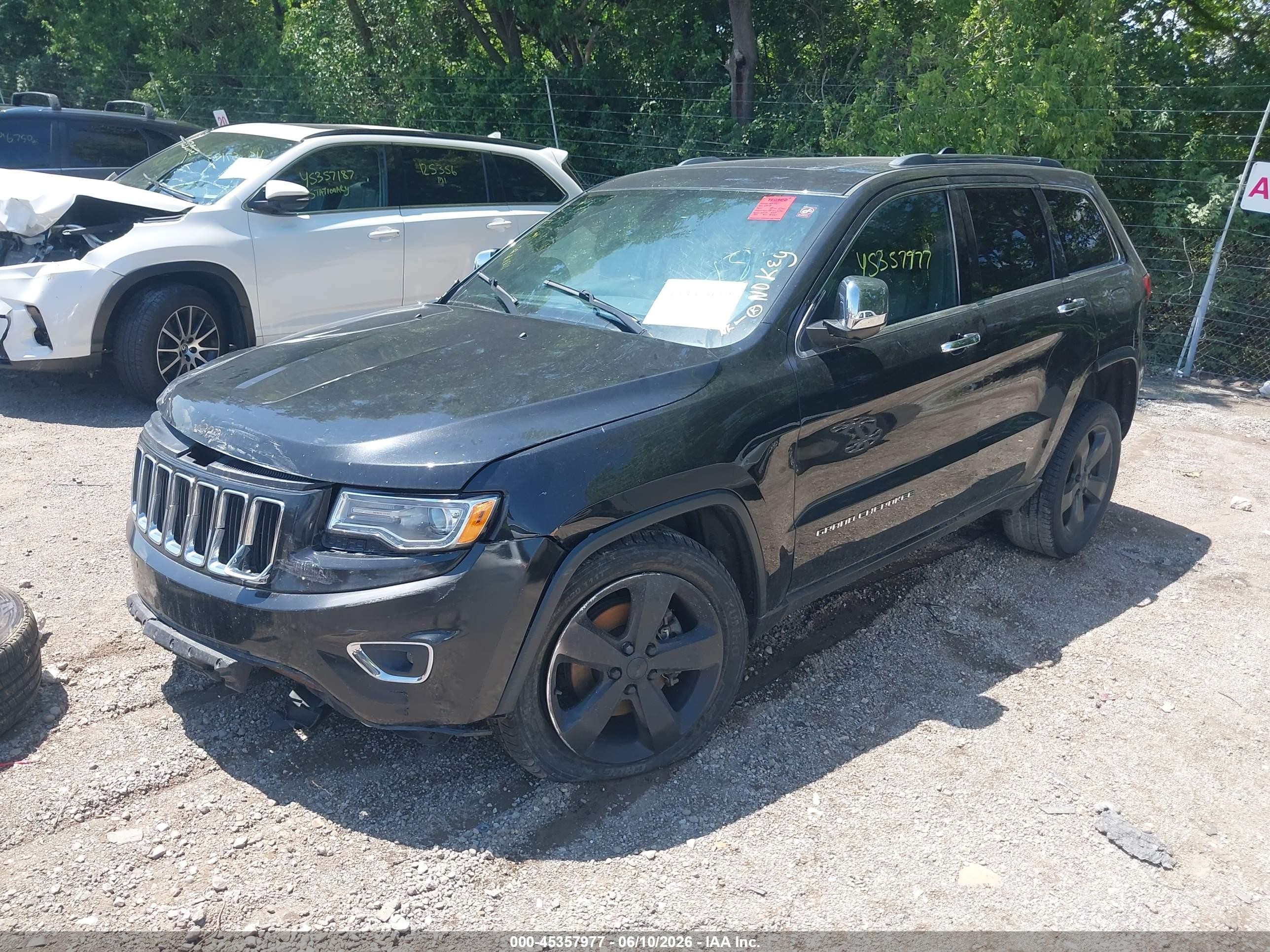 2015 Jeep Grand Cherokee Limited Black vin: 1C4RJFBG7FC179033