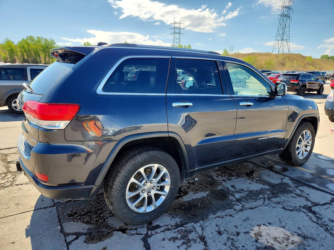 2015 Jeep Grand Cherokee Limited Gray vin: 1C4RJFBG7FC186189