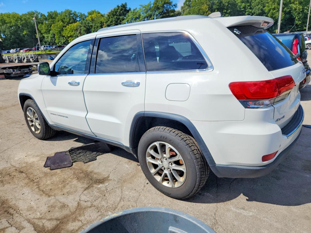 2015 Jeep Grand Cherokee Limited White vin: 1C4RJFBG7FC215321