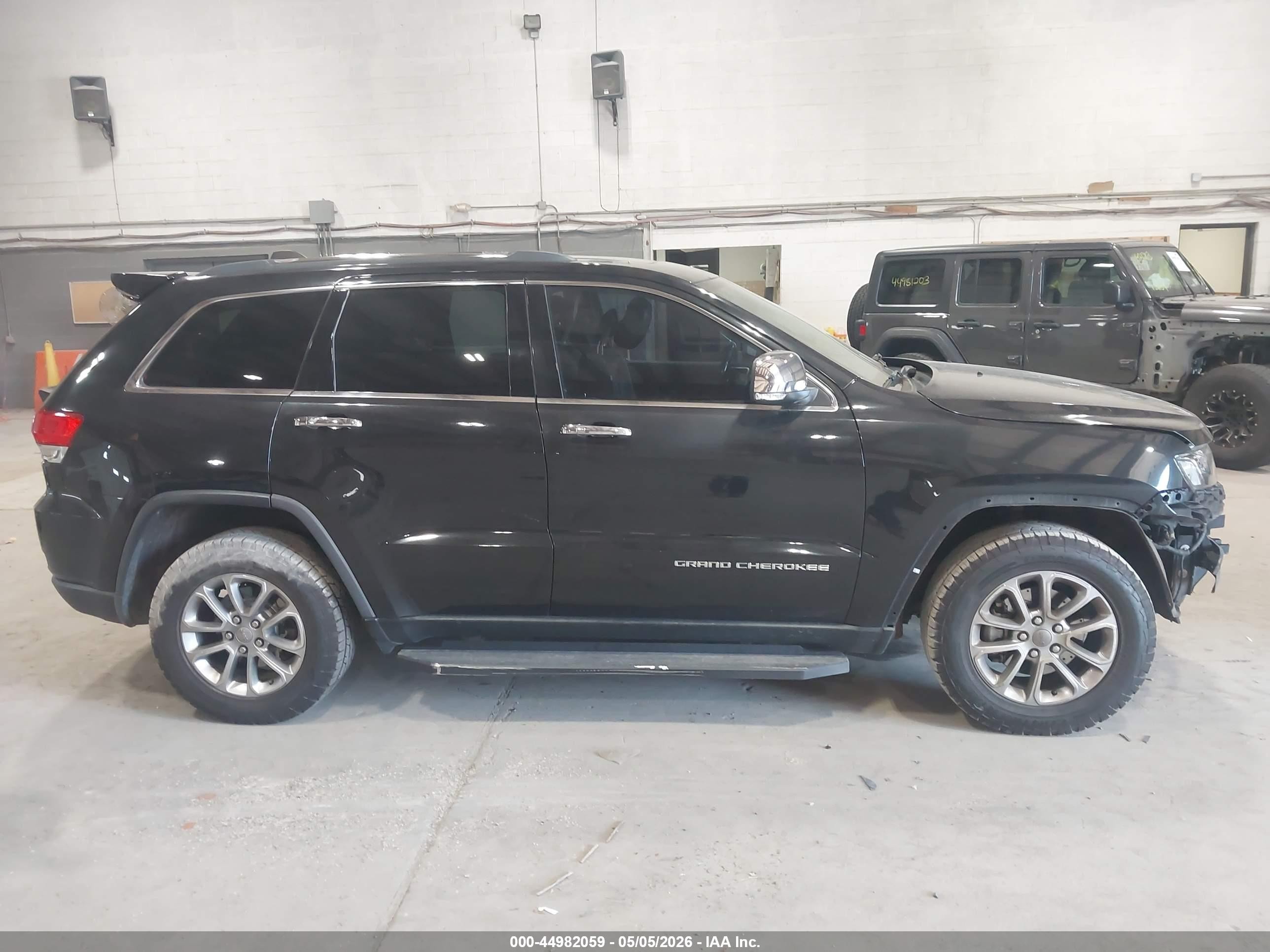 2015 Jeep Grand Cherokee Limited Black vin: 1C4RJFBG7FC605965