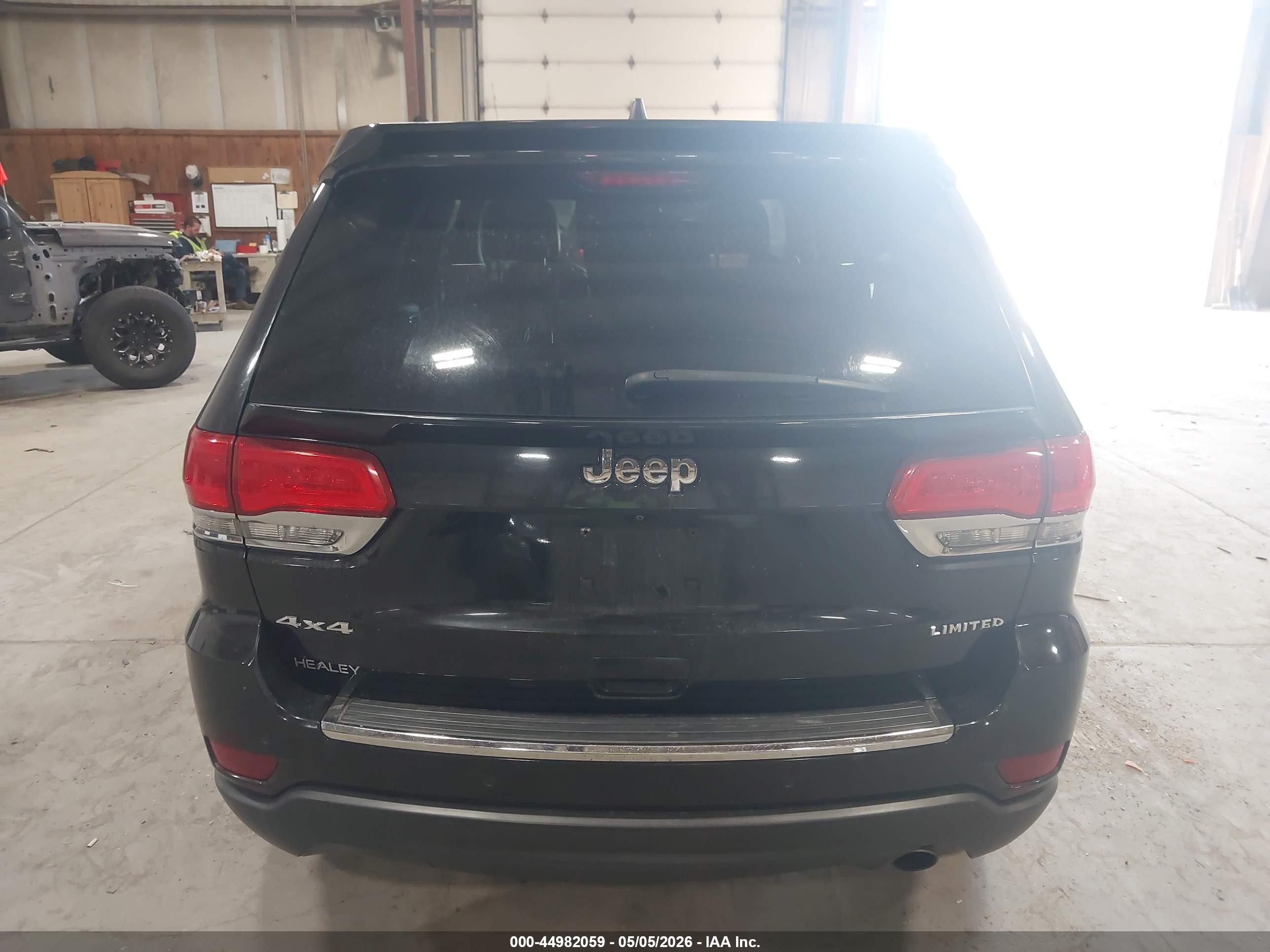 2015 Jeep Grand Cherokee Limited Black vin: 1C4RJFBG7FC605965