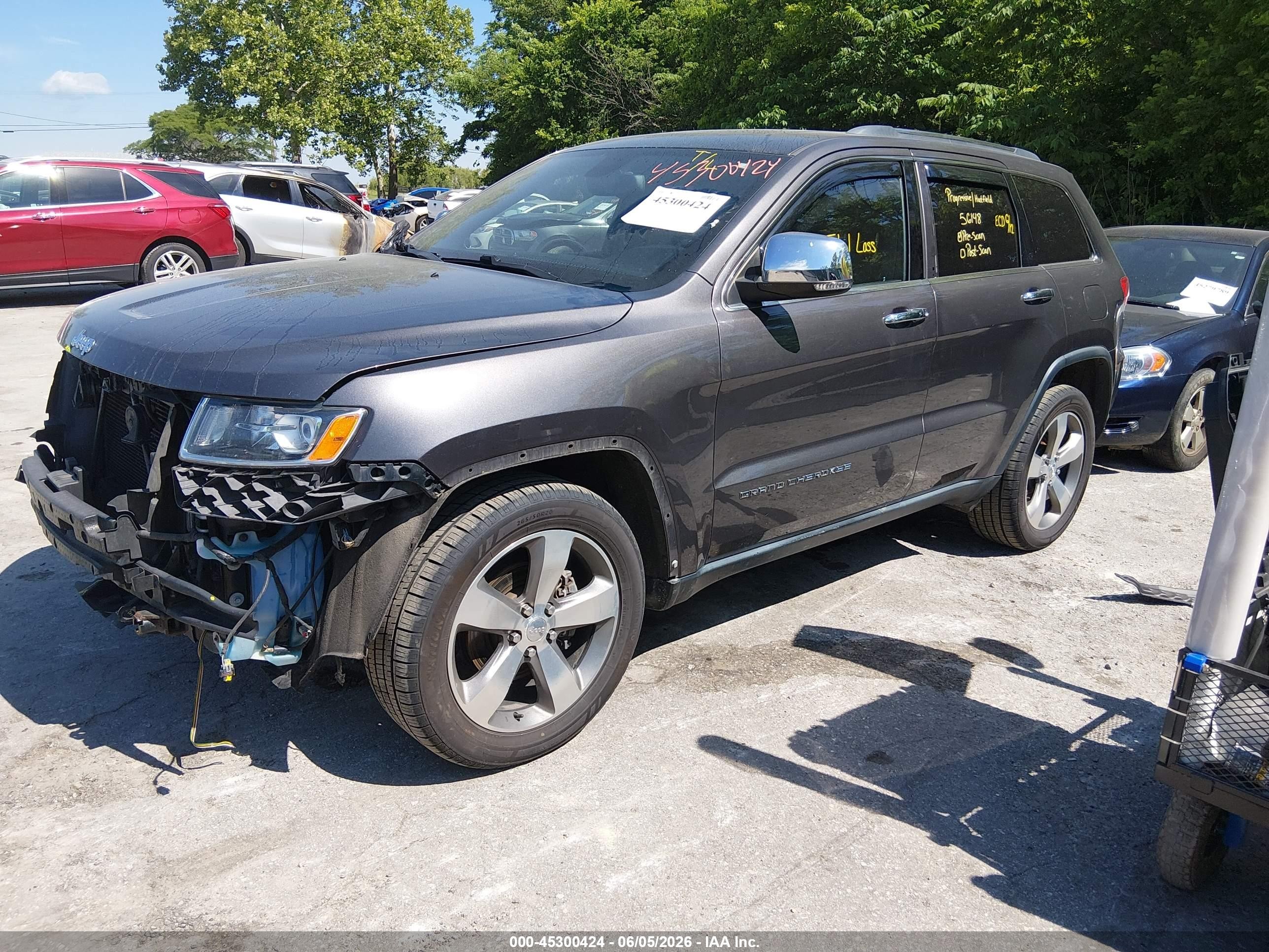 2015 Jeep Grand Cherokee Limited Light Blue vin: 1C4RJFBG7FC606355