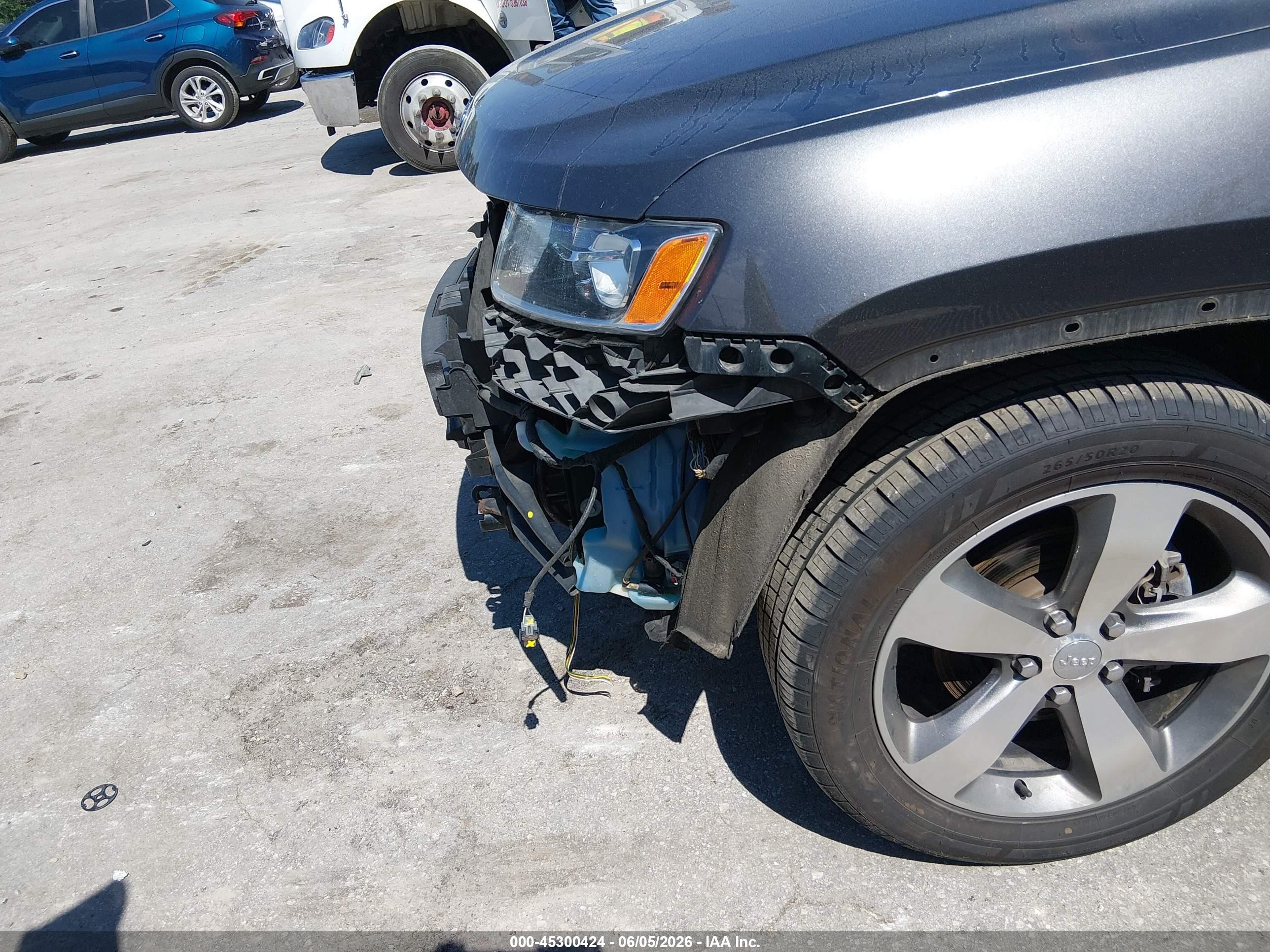 2015 Jeep Grand Cherokee Limited Light Blue vin: 1C4RJFBG7FC606355
