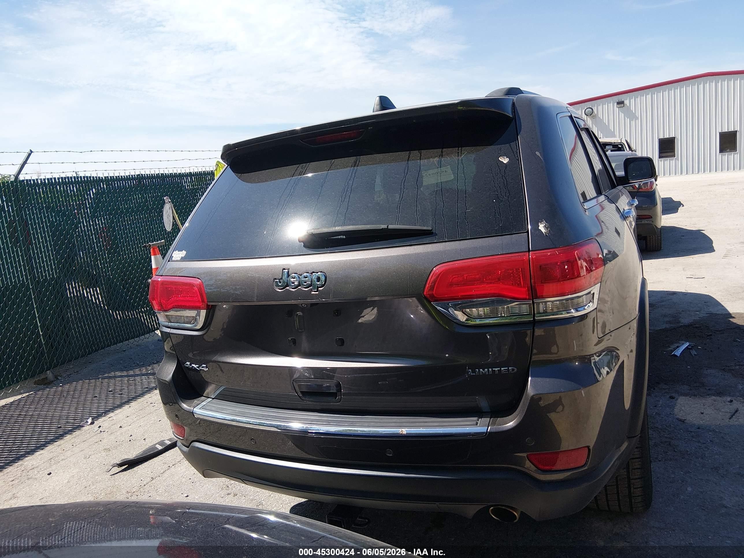 2015 Jeep Grand Cherokee Limited Light Blue vin: 1C4RJFBG7FC606355