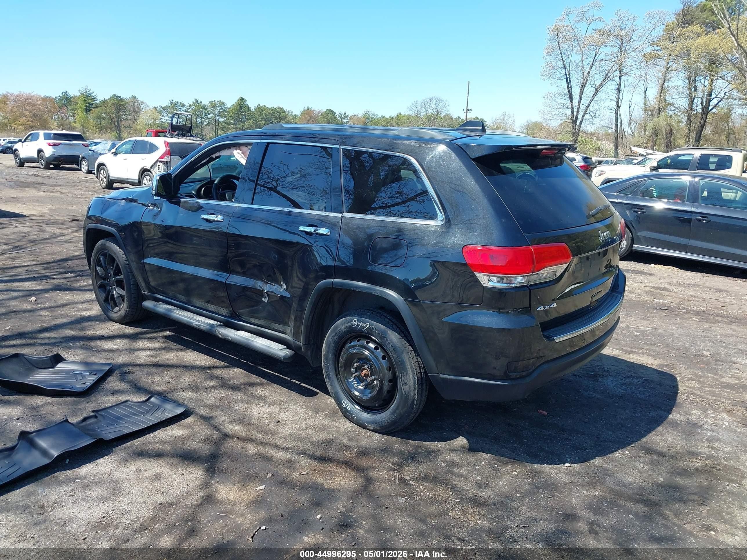 2015 Jeep Grand Cherokee Limited Black vin: 1C4RJFBG7FC667768