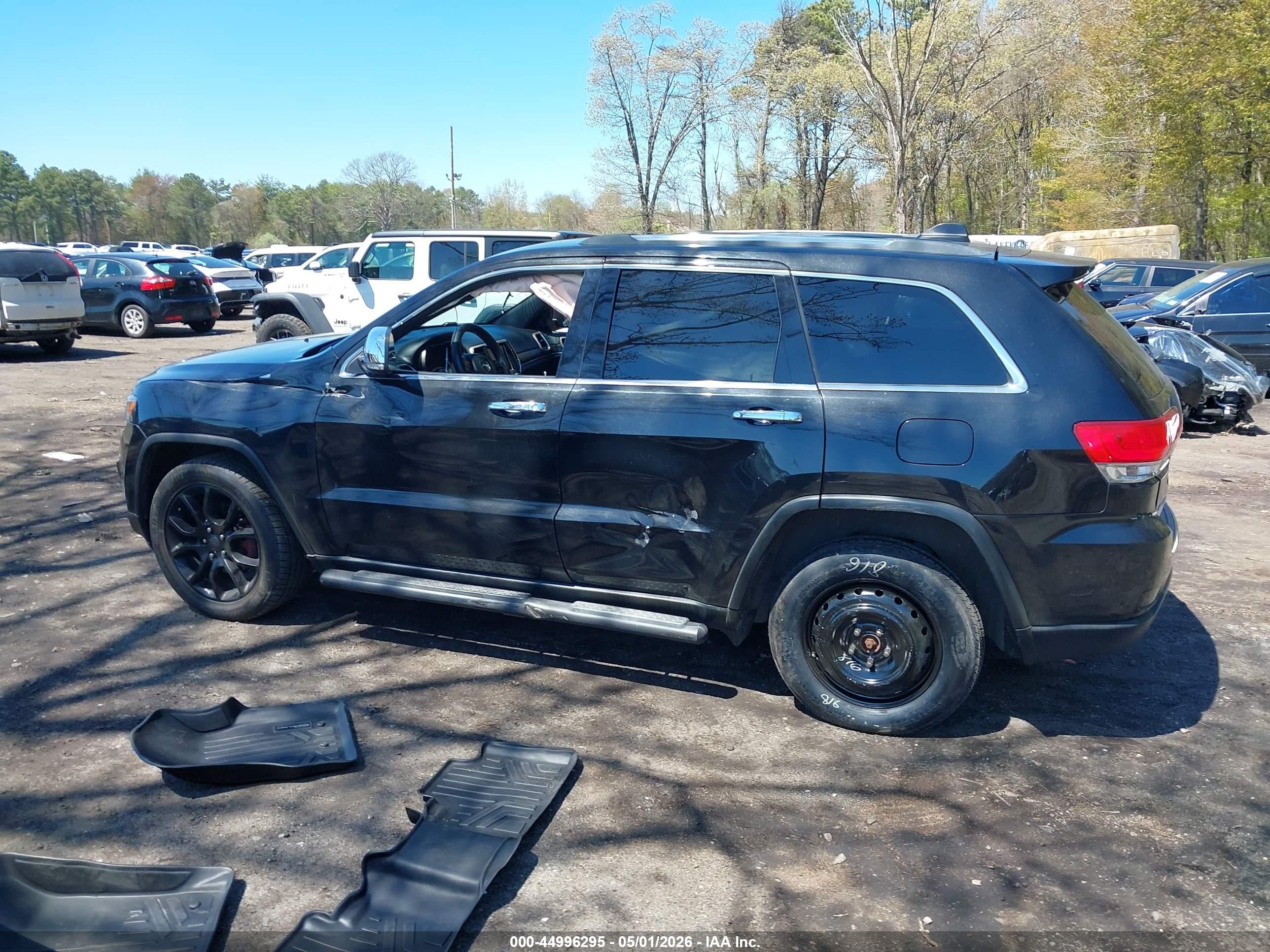 2015 Jeep Grand Cherokee Limited Black vin: 1C4RJFBG7FC667768