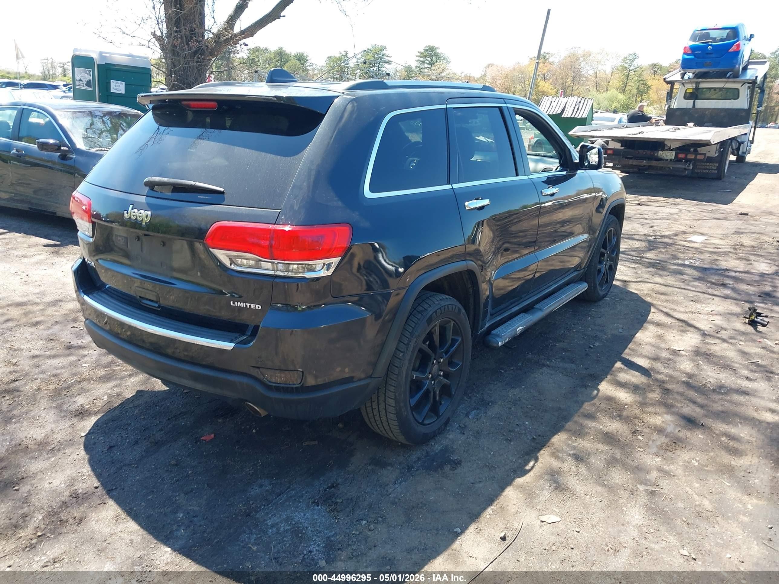 2015 Jeep Grand Cherokee Limited Black vin: 1C4RJFBG7FC667768