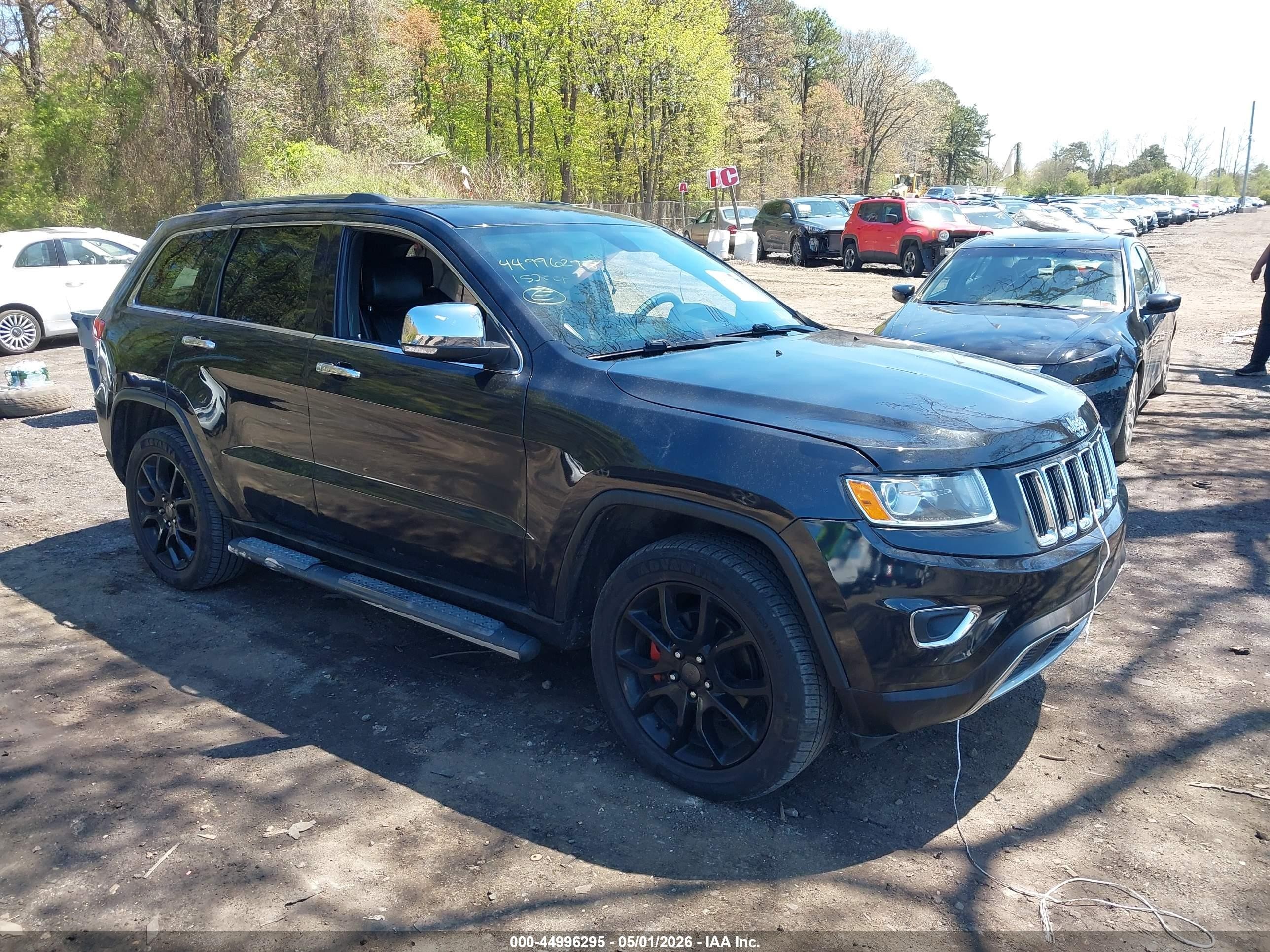 2015 Jeep Grand Cherokee Limited Black vin: 1C4RJFBG7FC667768