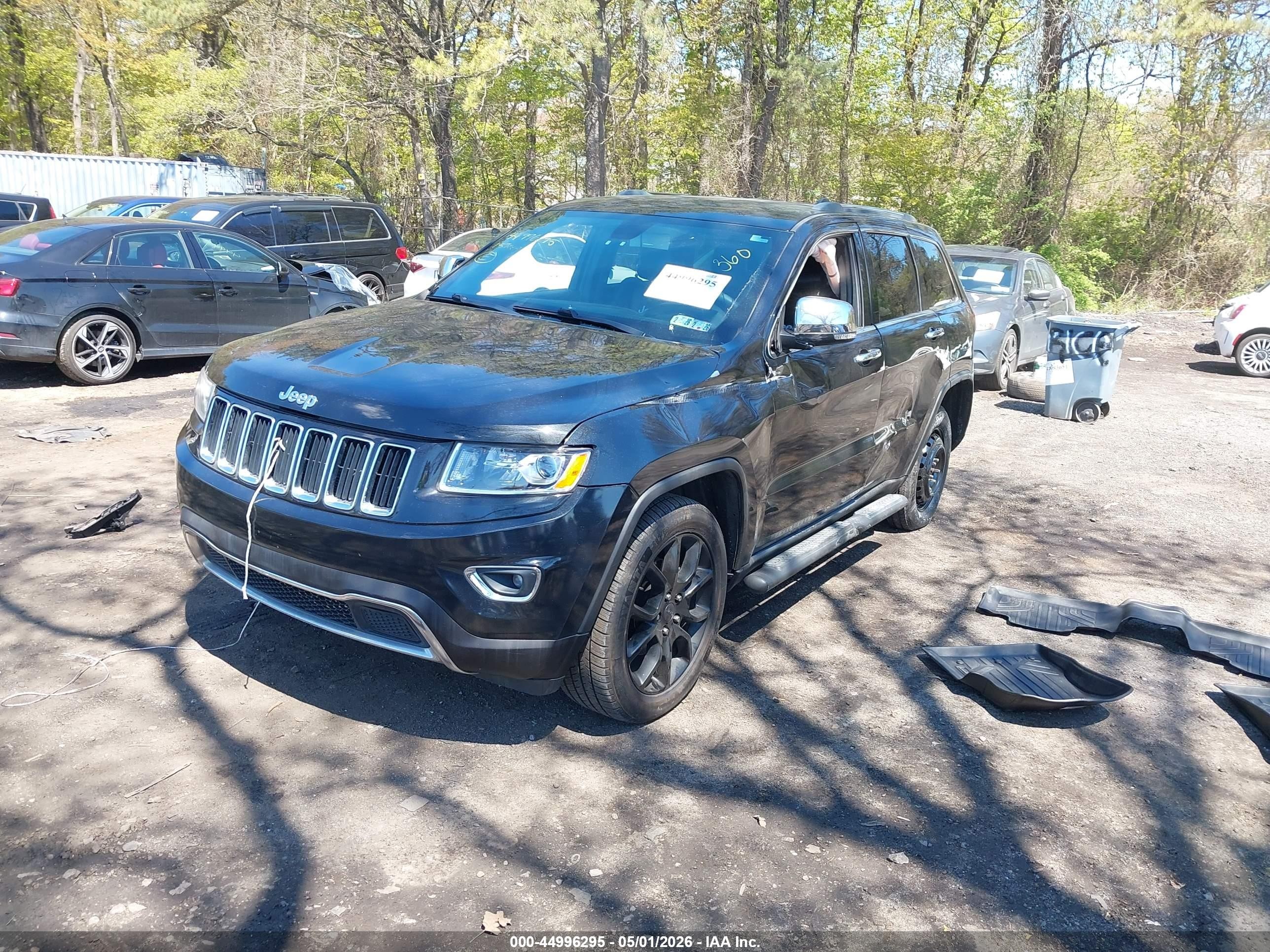2015 Jeep Grand Cherokee Limited Black vin: 1C4RJFBG7FC667768