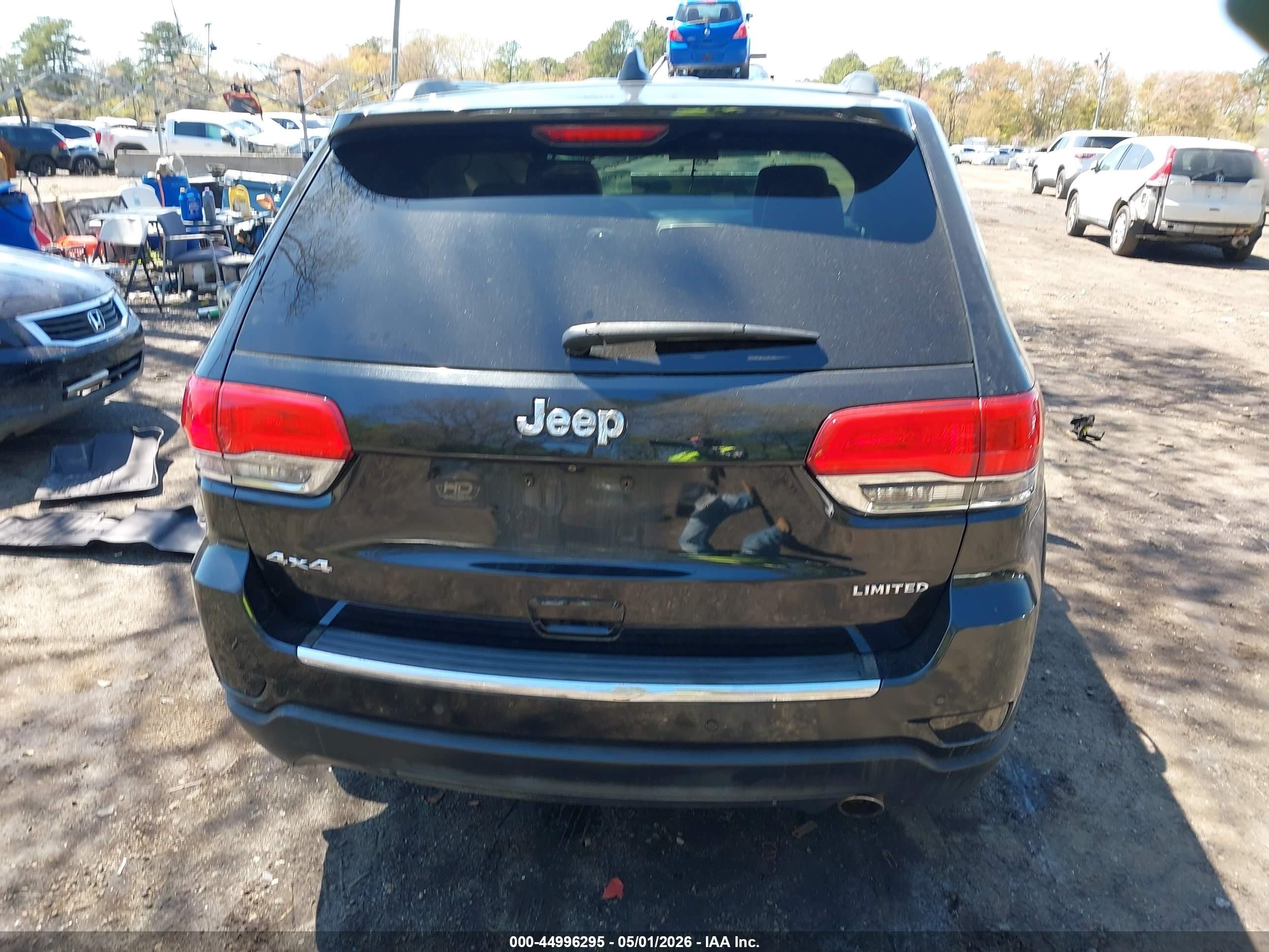 2015 Jeep Grand Cherokee Limited Black vin: 1C4RJFBG7FC667768