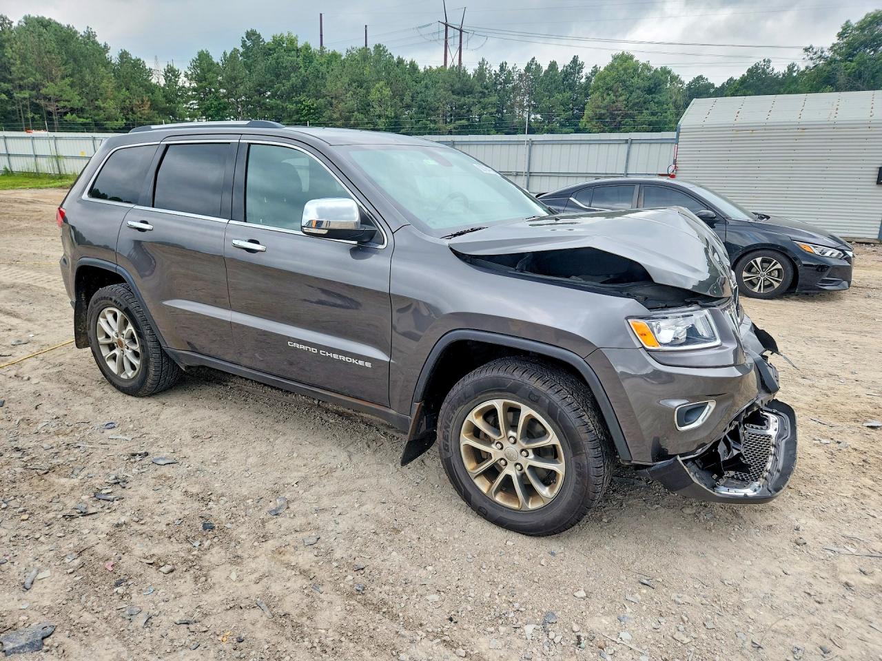 2015 Jeep Grand Cherokee Limited Gray vin: 1C4RJFBG7FC680813