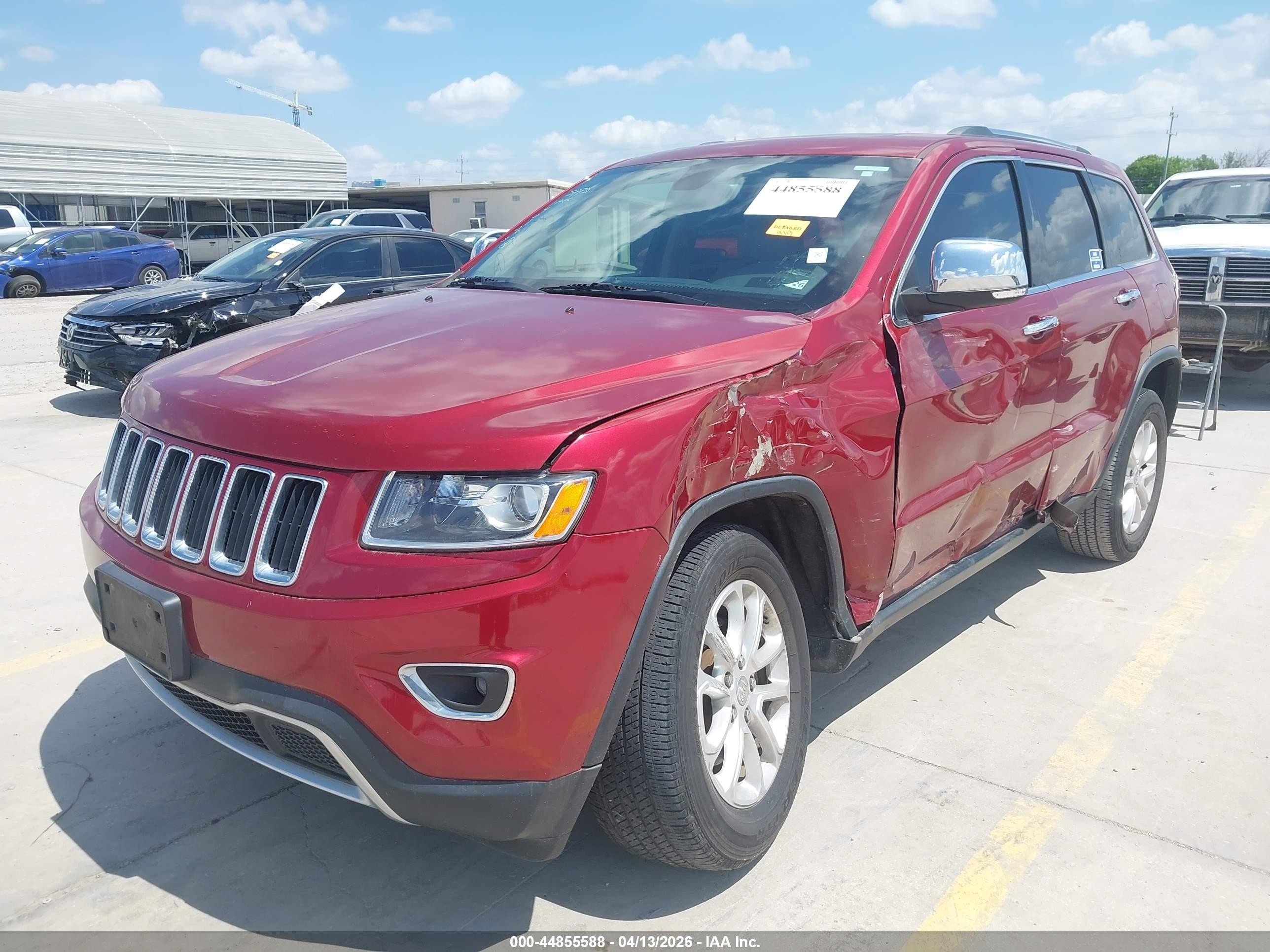 2015 Jeep Grand Cherokee Limited Maroon vin: 1C4RJFBG7FC711929
