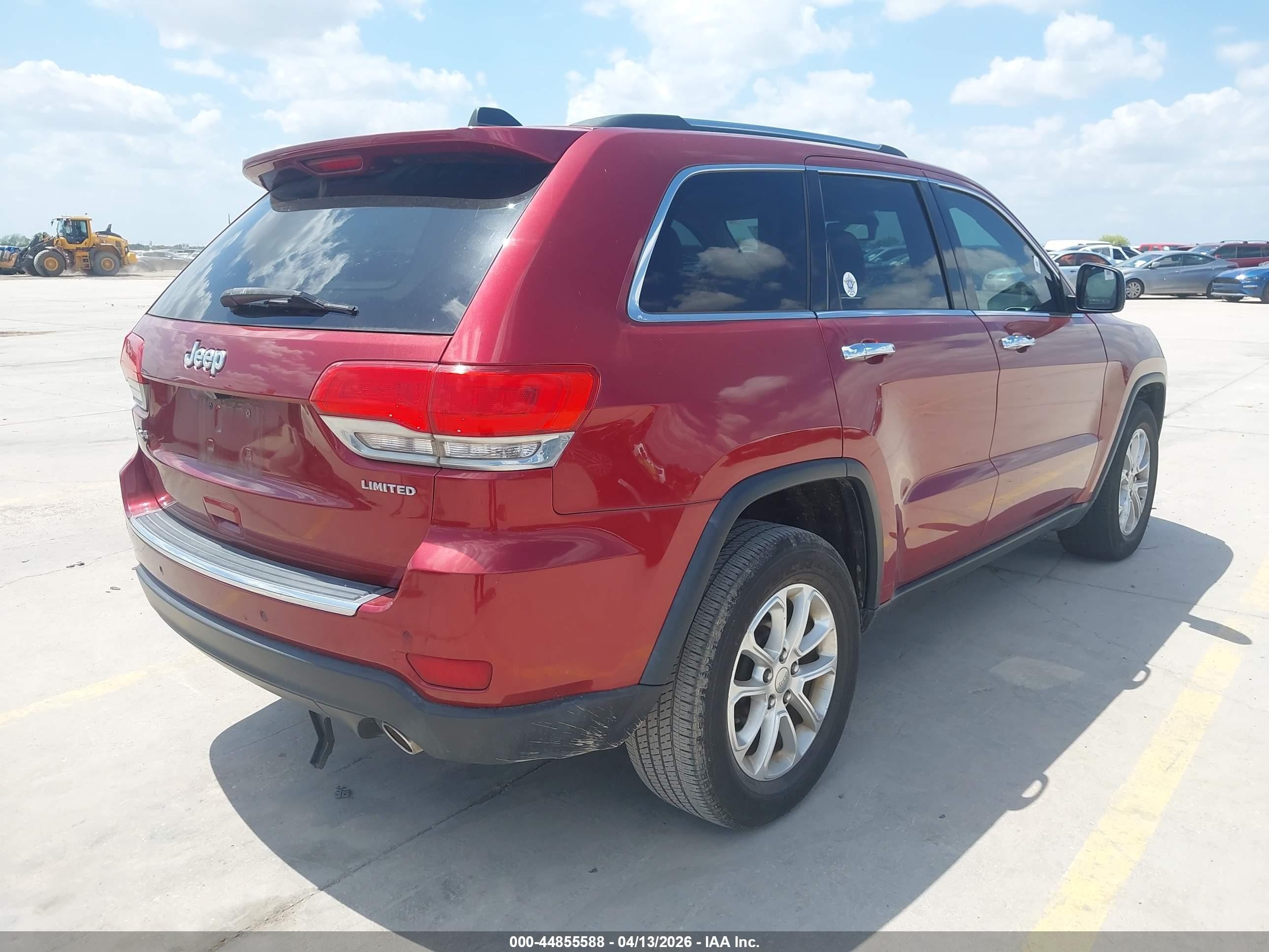 2015 Jeep Grand Cherokee Limited Maroon vin: 1C4RJFBG7FC711929