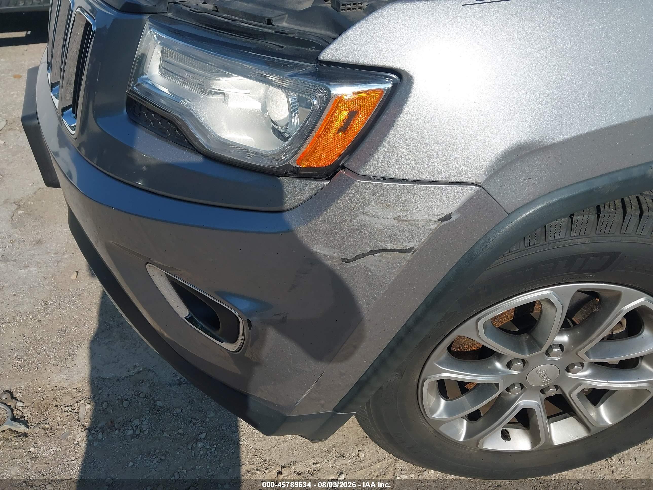 2015 Jeep Grand Cherokee Limited Silver vin: 1C4RJFBG7FC717407