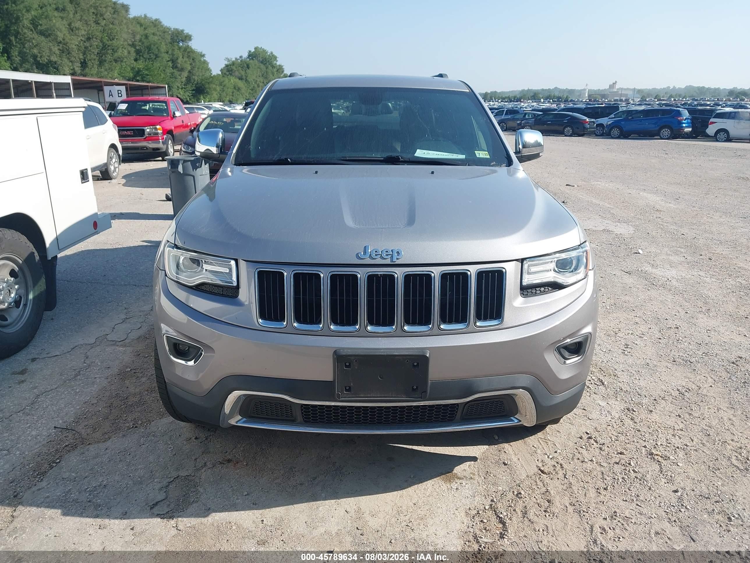 2015 Jeep Grand Cherokee Limited Silver vin: 1C4RJFBG7FC717407