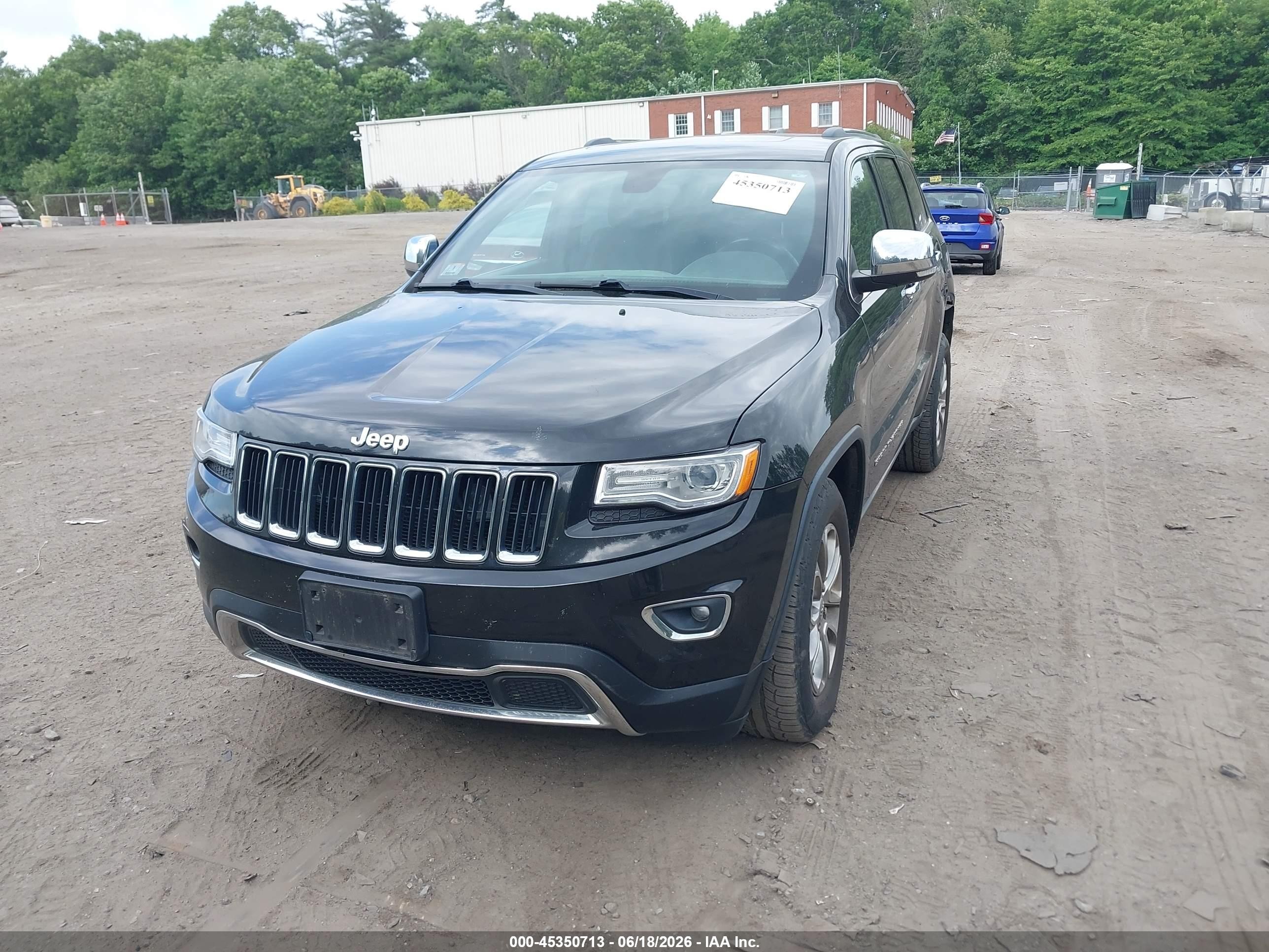 2015 Jeep Grand Cherokee Limited Black vin: 1C4RJFBG7FC726141