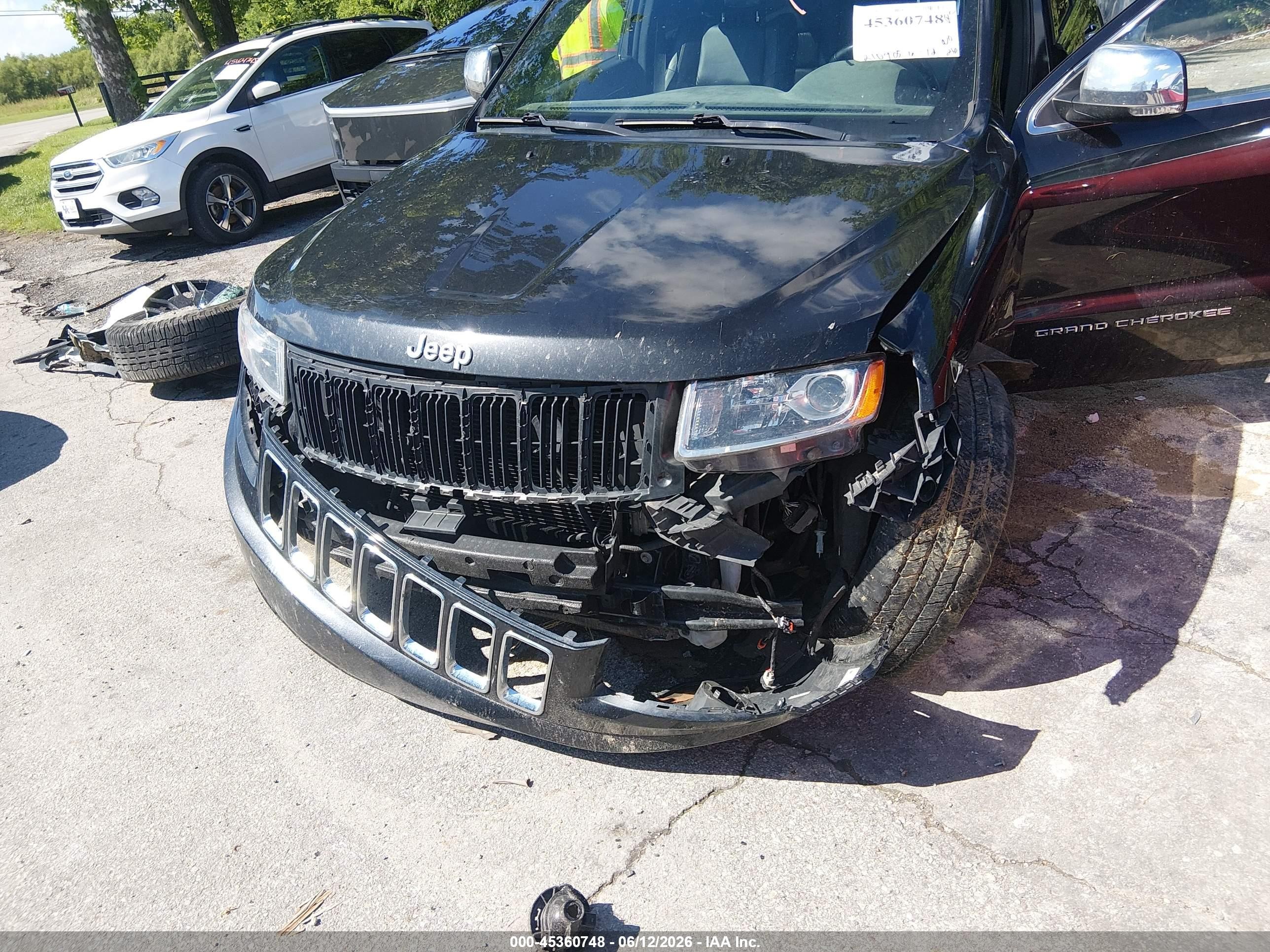 2015 Jeep Grand Cherokee Limited Black vin: 1C4RJFBG7FC747989