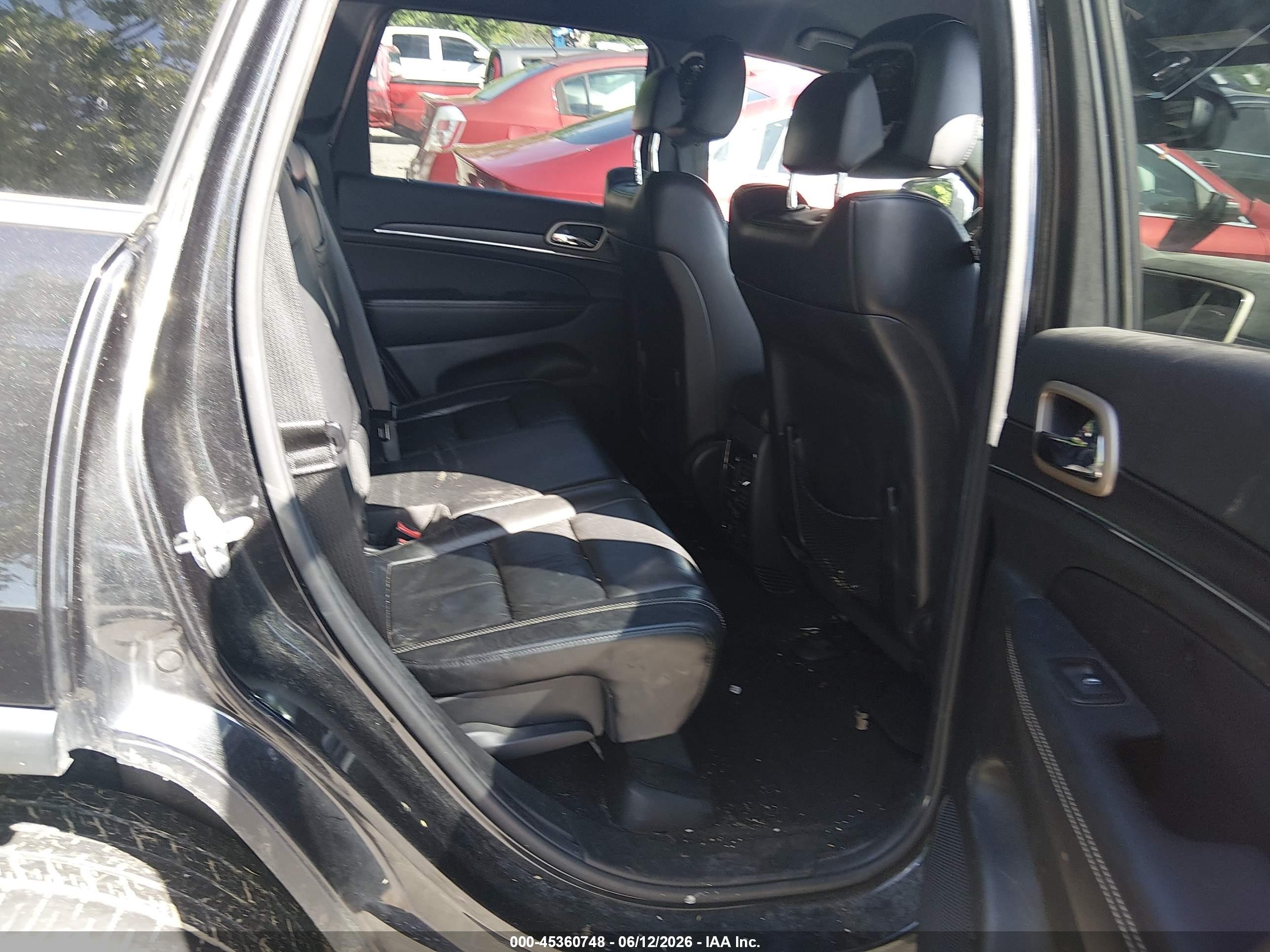 2015 Jeep Grand Cherokee Limited Black vin: 1C4RJFBG7FC747989