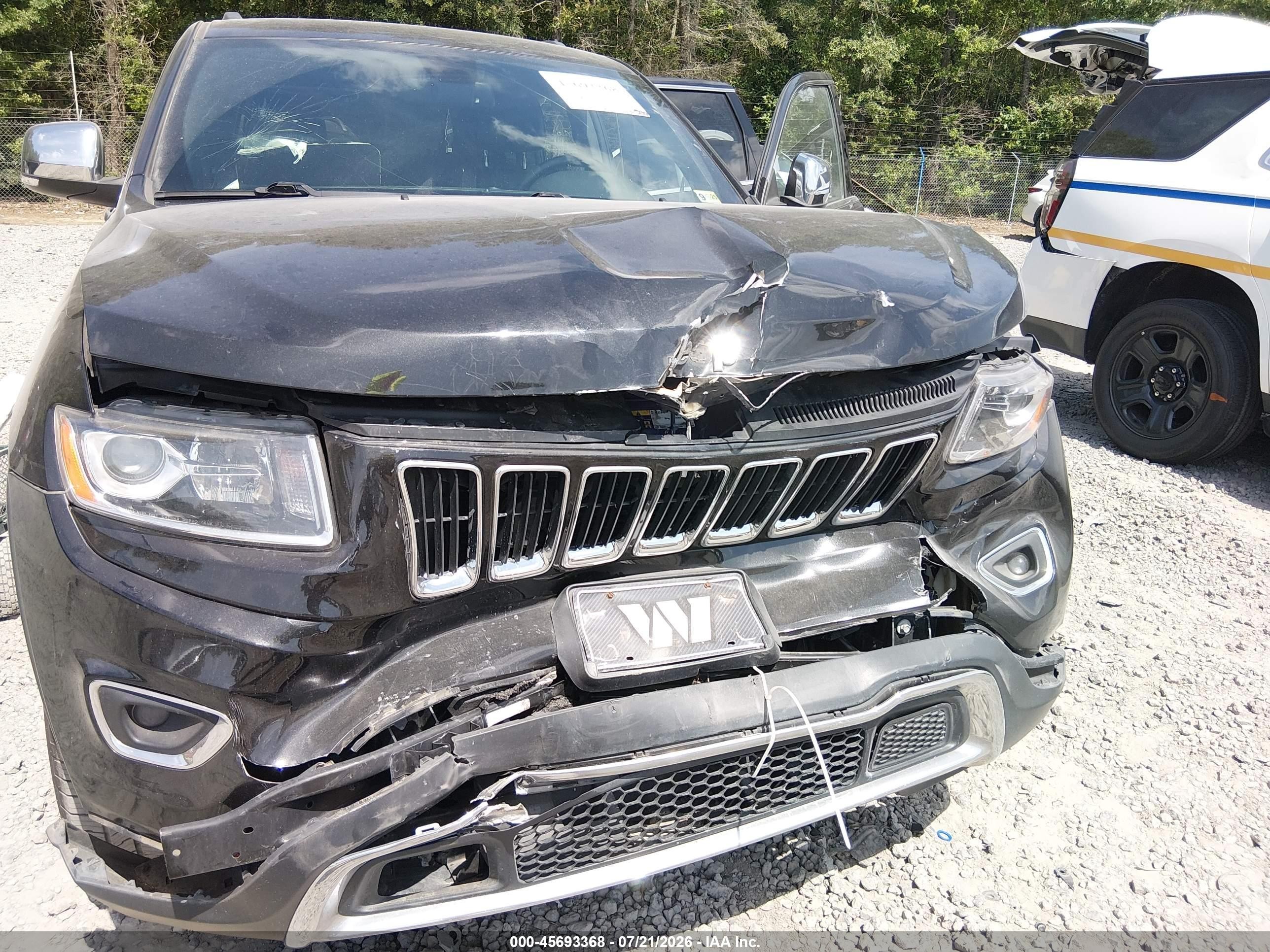2015 Jeep Grand Cherokee Limited Black vin: 1C4RJFBG7FC759074