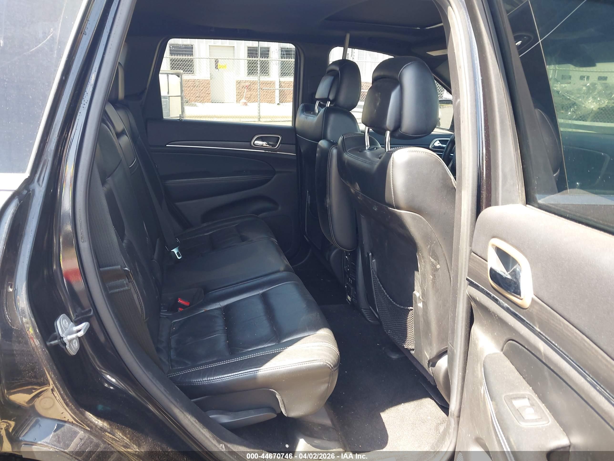 2015 Jeep Grand Cherokee Limited Black vin: 1C4RJFBG7FC762685