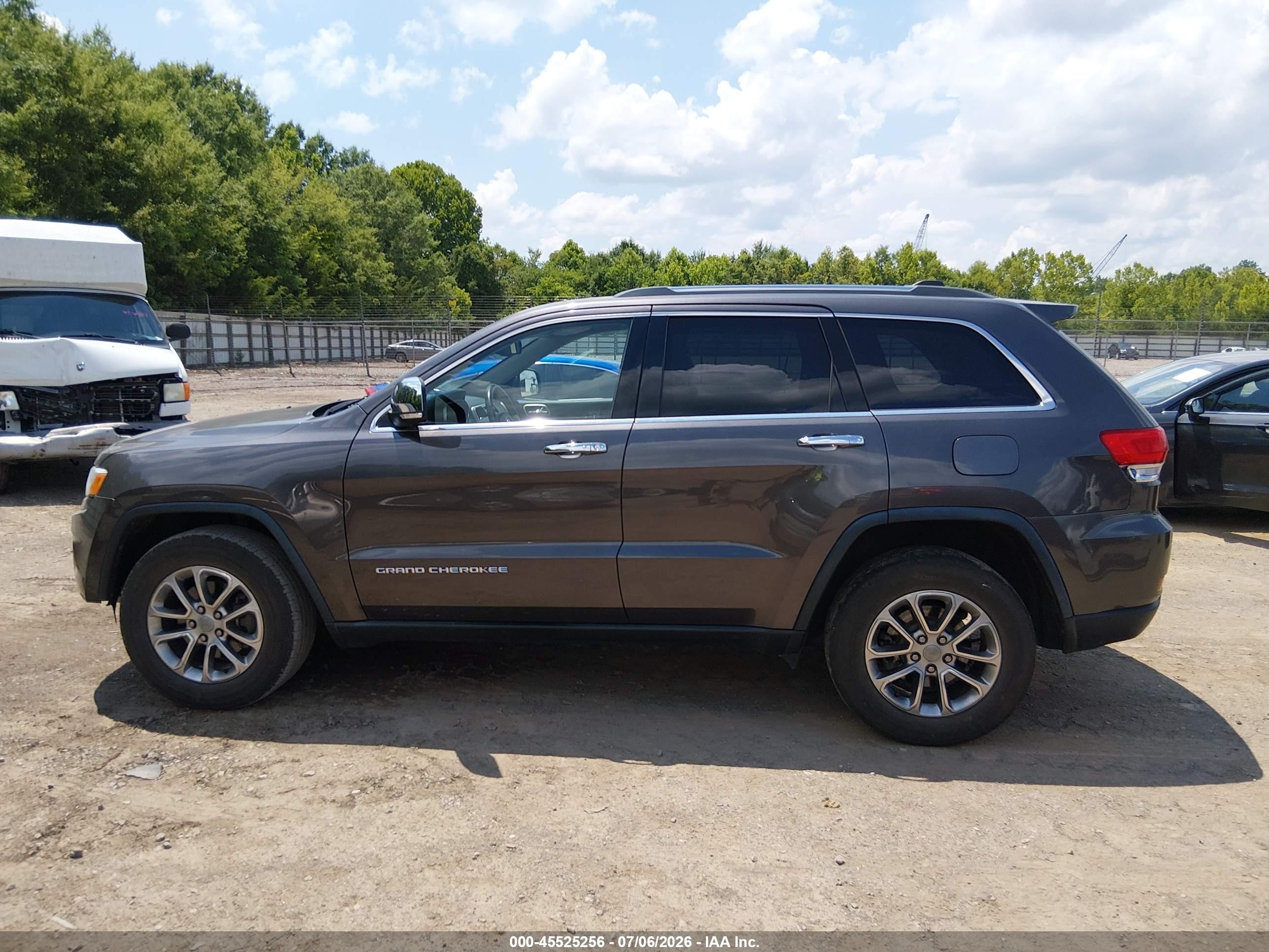 2015 Jeep Grand Cherokee Limited Gray vin: 1C4RJFBG7FC767076