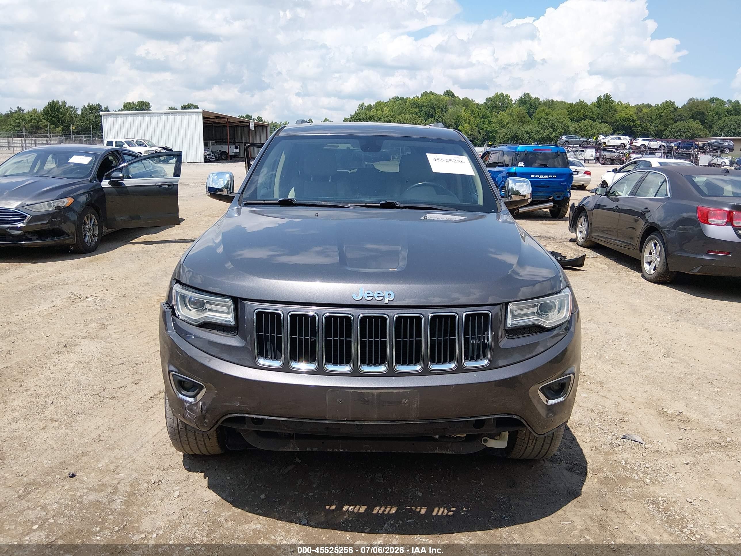 2015 Jeep Grand Cherokee Limited Gray vin: 1C4RJFBG7FC767076