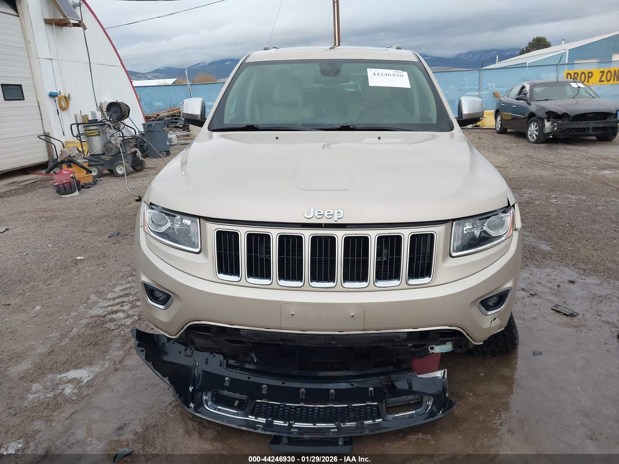 2015 Jeep Grand Cherokee Limited Champagne vin: 1C4RJFBG7FC838843