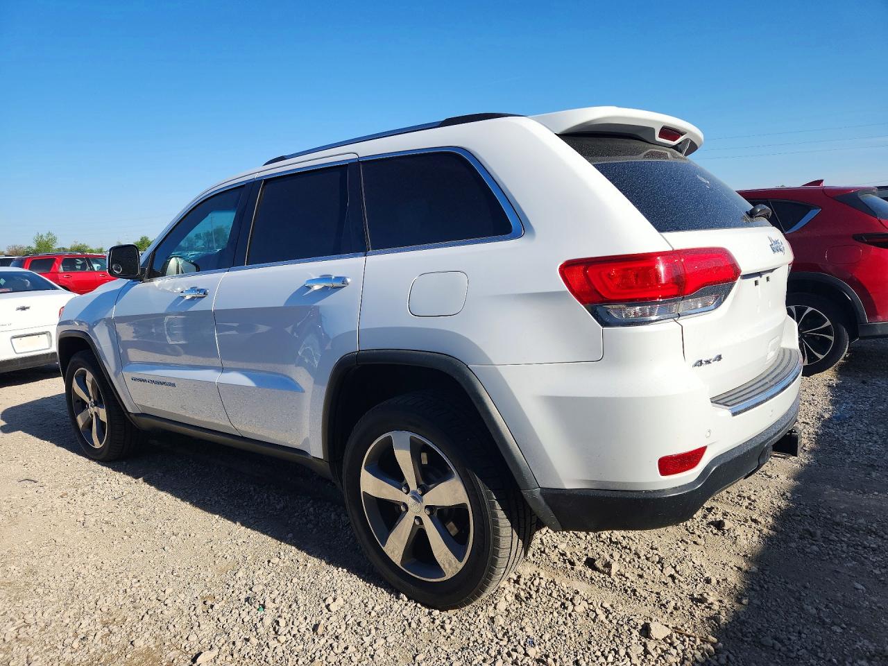 2015 Jeep Grand Cherokee Limited White vin: 1C4RJFBG7FC840379