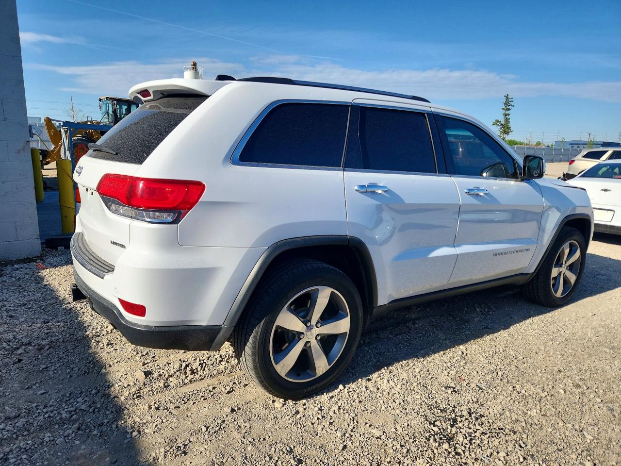 2015 Jeep Grand Cherokee Limited White vin: 1C4RJFBG7FC840379