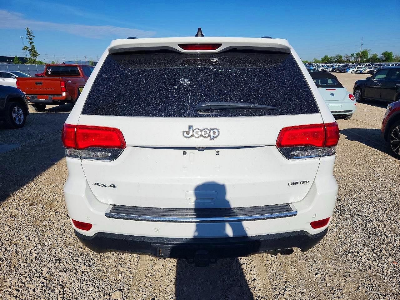 2015 Jeep Grand Cherokee Limited White vin: 1C4RJFBG7FC840379