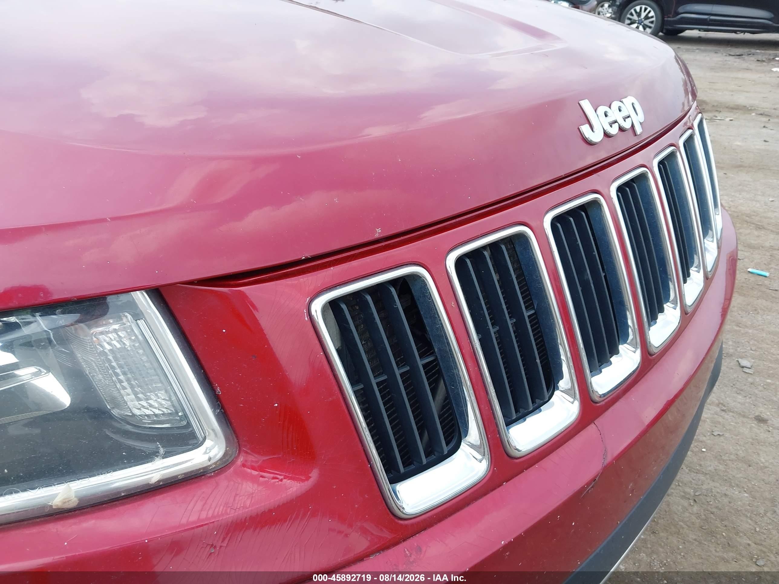 2015 Jeep Grand Cherokee Limited Burgundy vin: 1C4RJFBG7FC845551