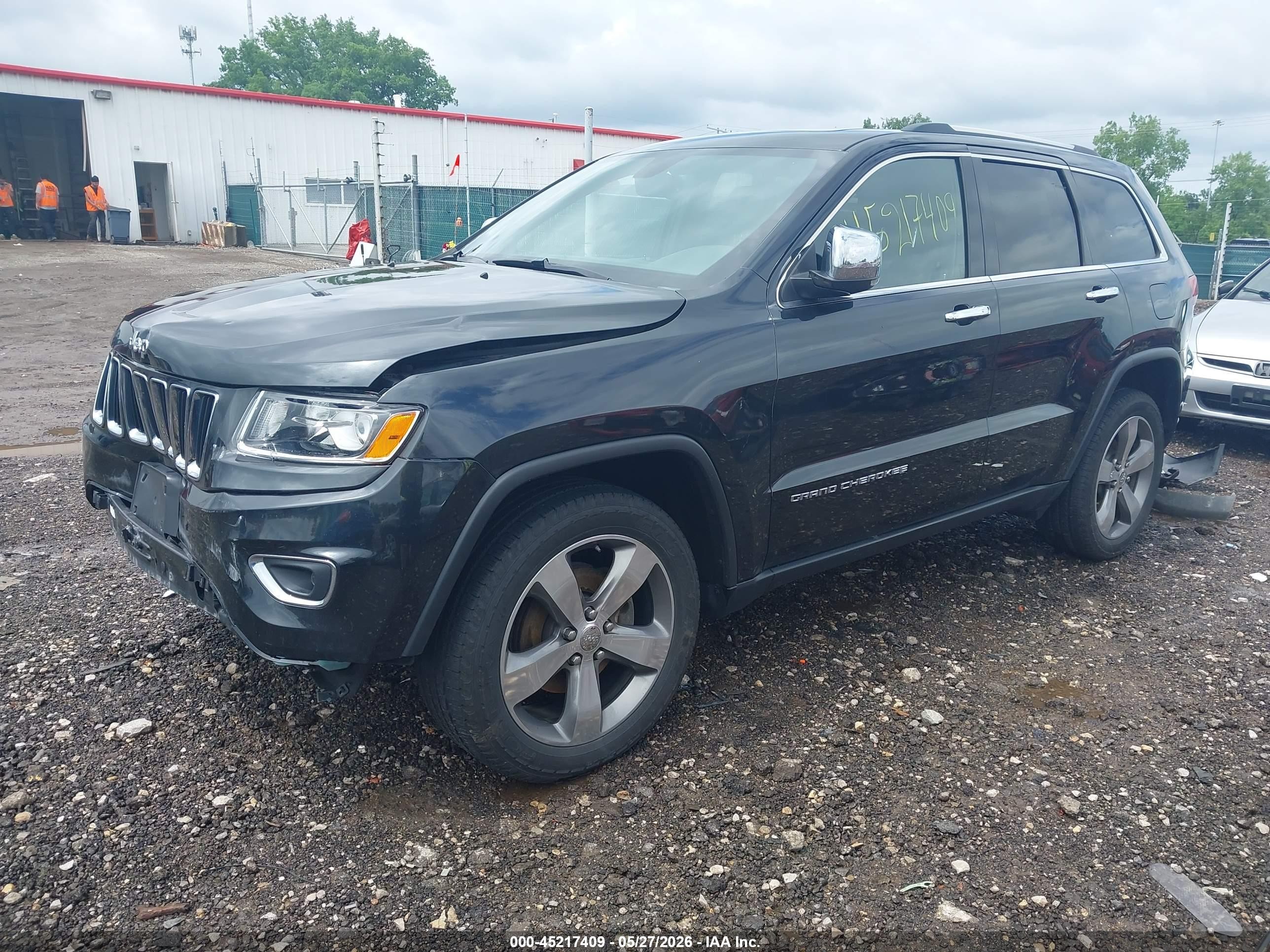 2015 Jeep Grand Cherokee Limited Black vin: 1C4RJFBG7FC847784
