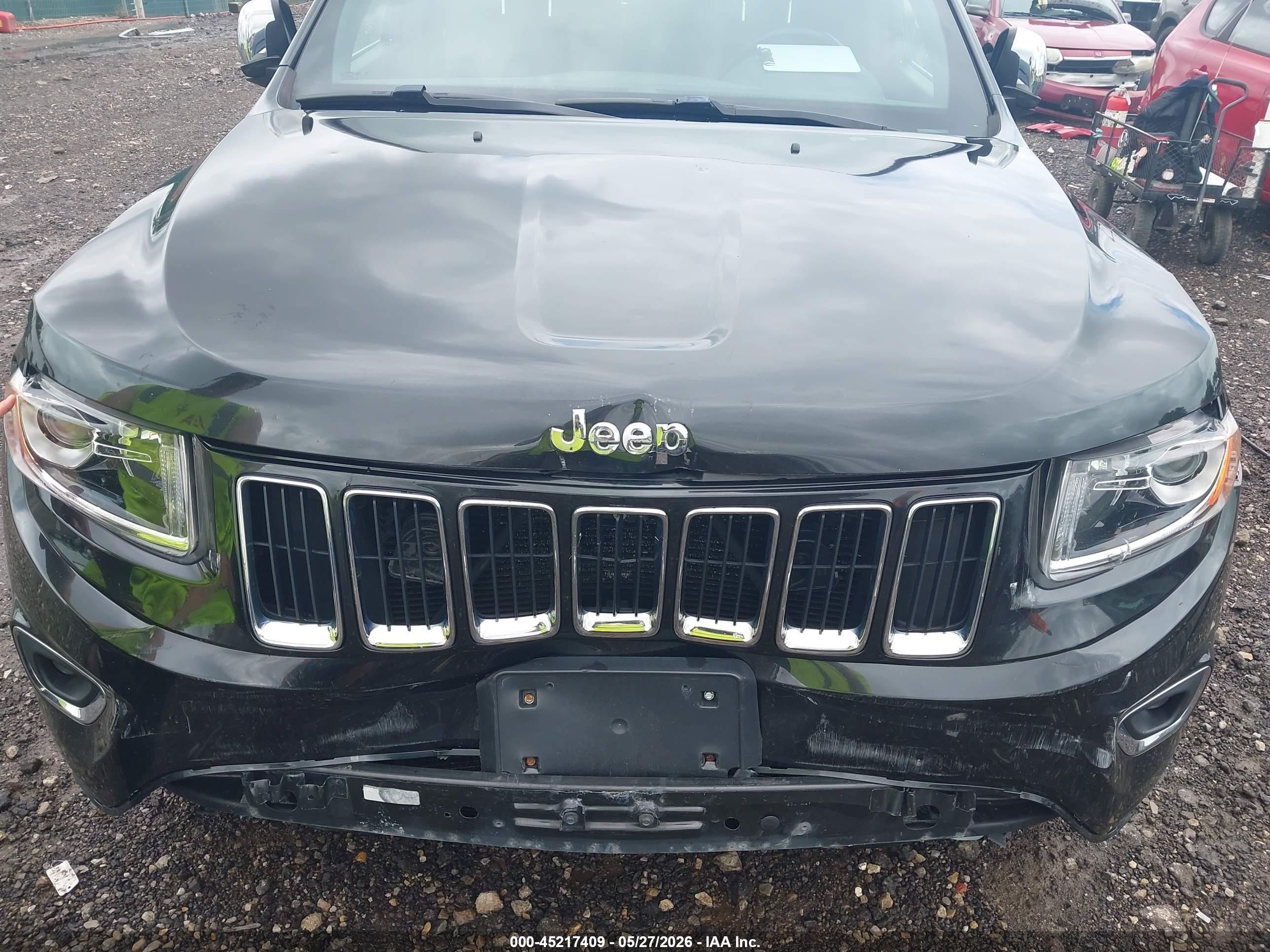 2015 Jeep Grand Cherokee Limited Black vin: 1C4RJFBG7FC847784