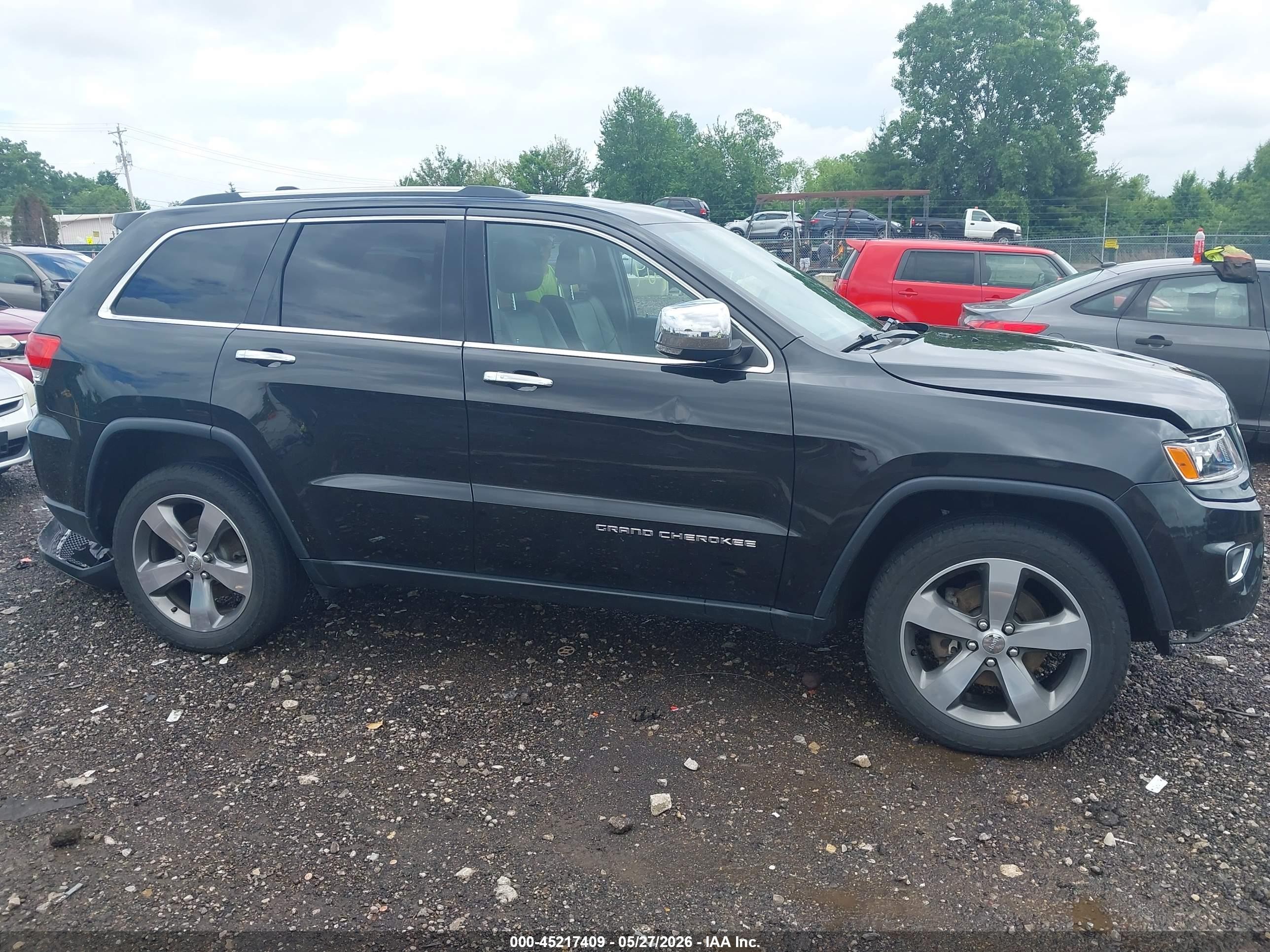 2015 Jeep Grand Cherokee Limited Black vin: 1C4RJFBG7FC847784