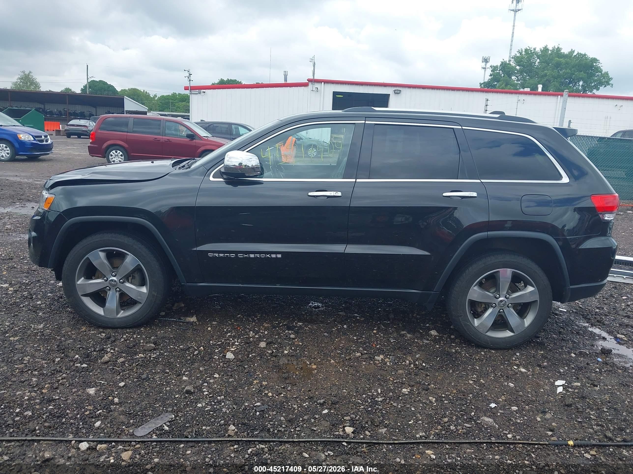 2015 Jeep Grand Cherokee Limited Black vin: 1C4RJFBG7FC847784