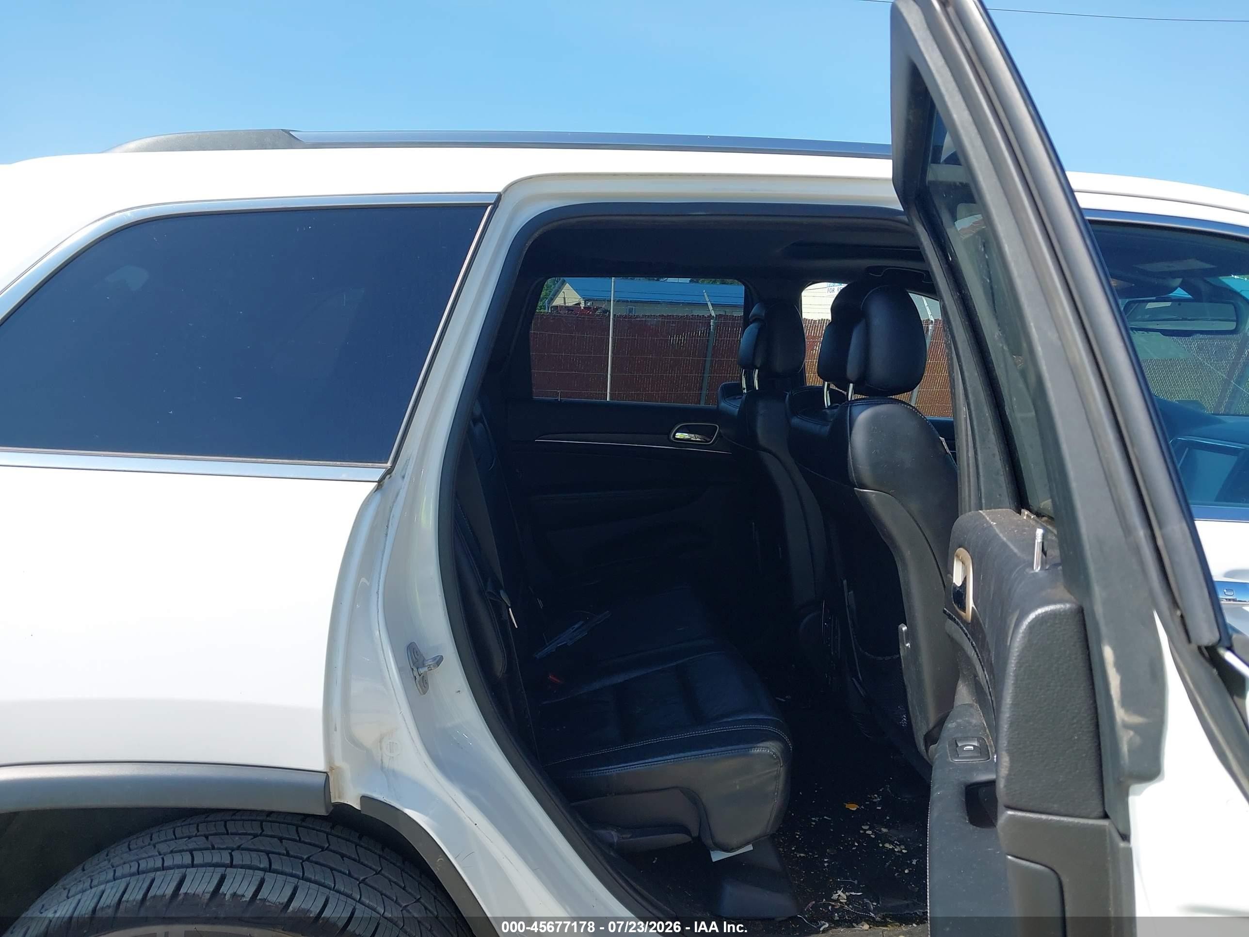 2015 Jeep Grand Cherokee Limited White vin: 1C4RJFBG7FC876900