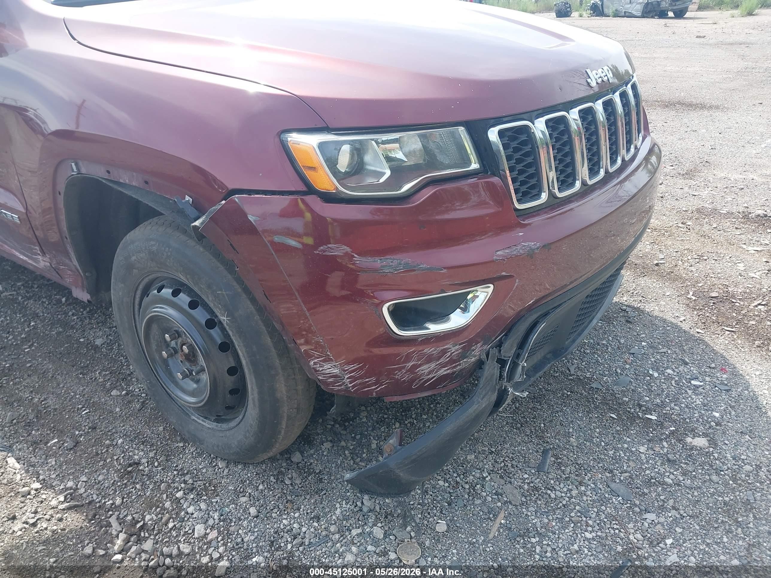 2017 Jeep Grand Cherokee Limited 4x4 Burgundy vin: 1C4RJFBG7HC671242