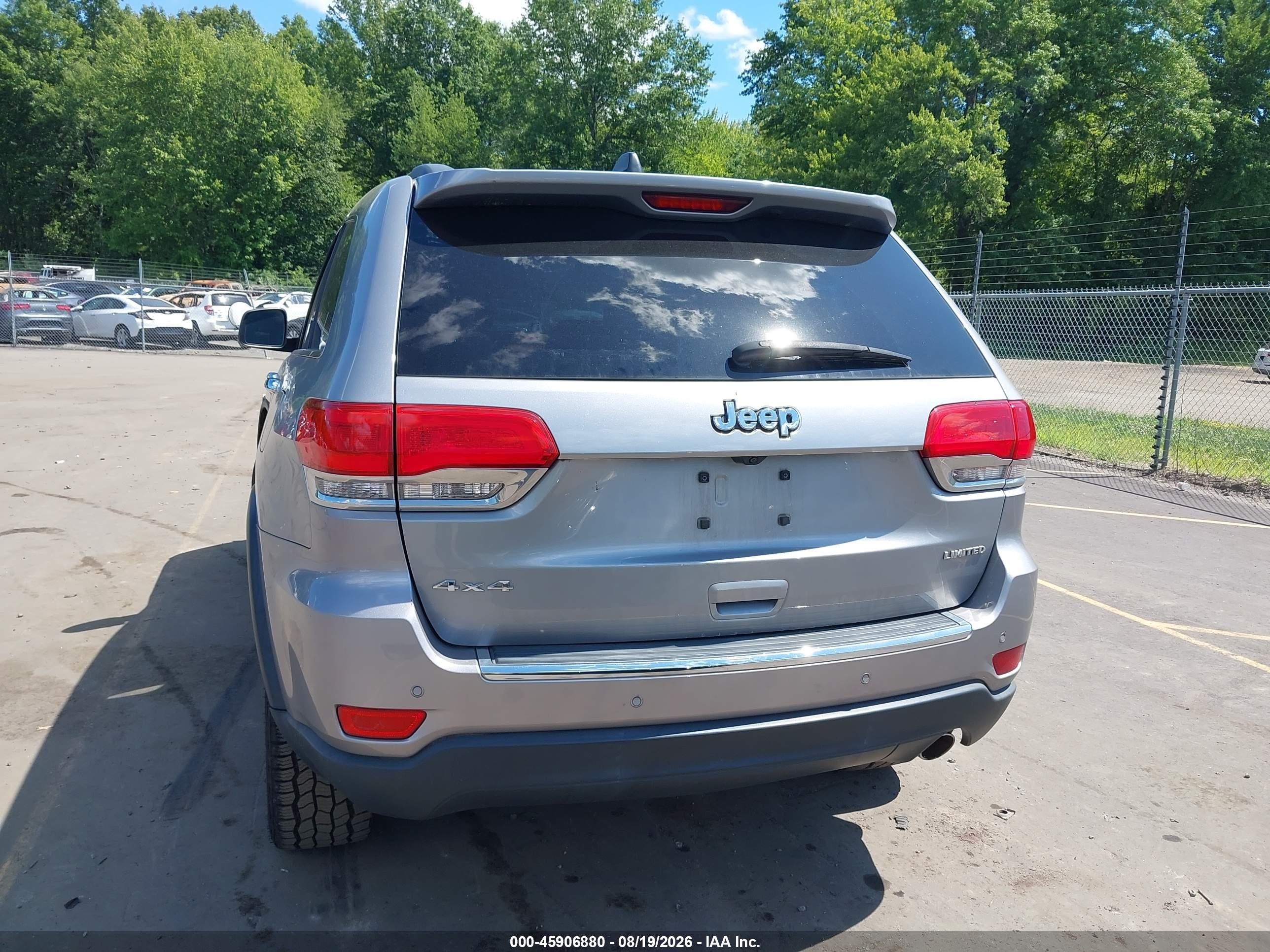 2017 Jeep Grand Cherokee Limited Gray vin: 1C4RJFBG7HC873644