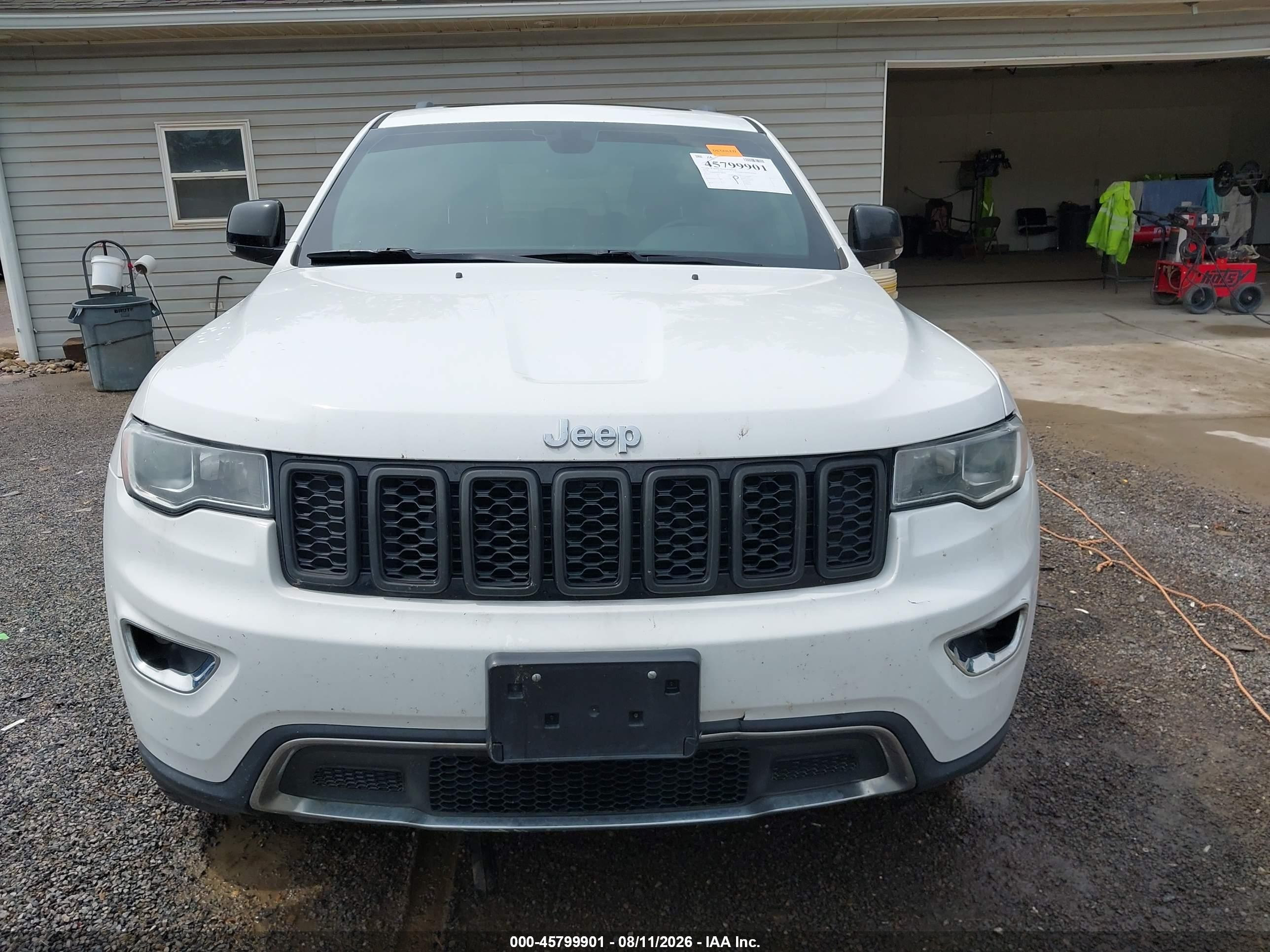 2018 Jeep Grand Cherokee Limited 4x4 White vin: 1C4RJFBG7JC388104