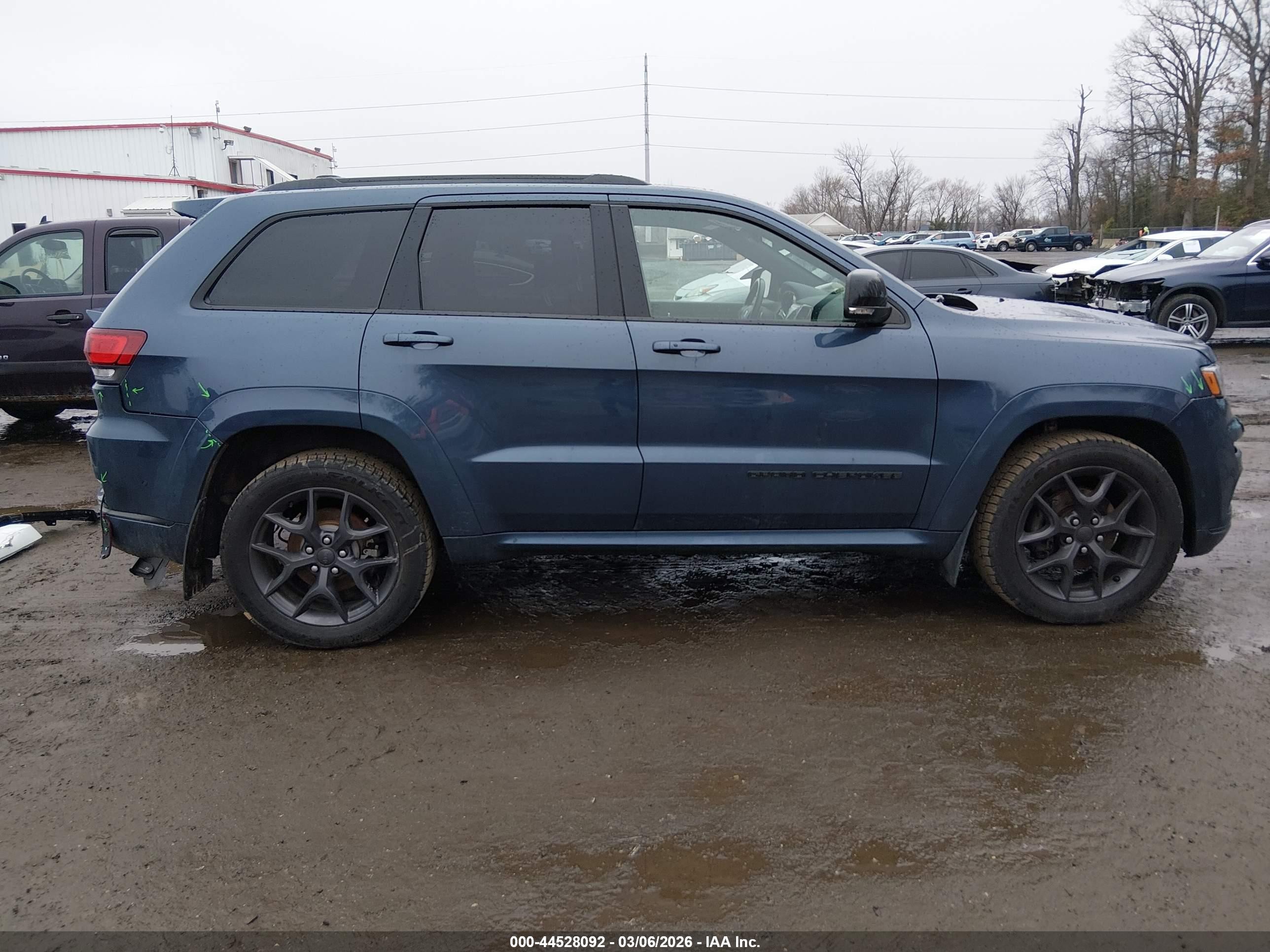 2019 Jeep Grand Cherokee Limited X 4x4 Синий vin: 1C4RJFBG7KC843504