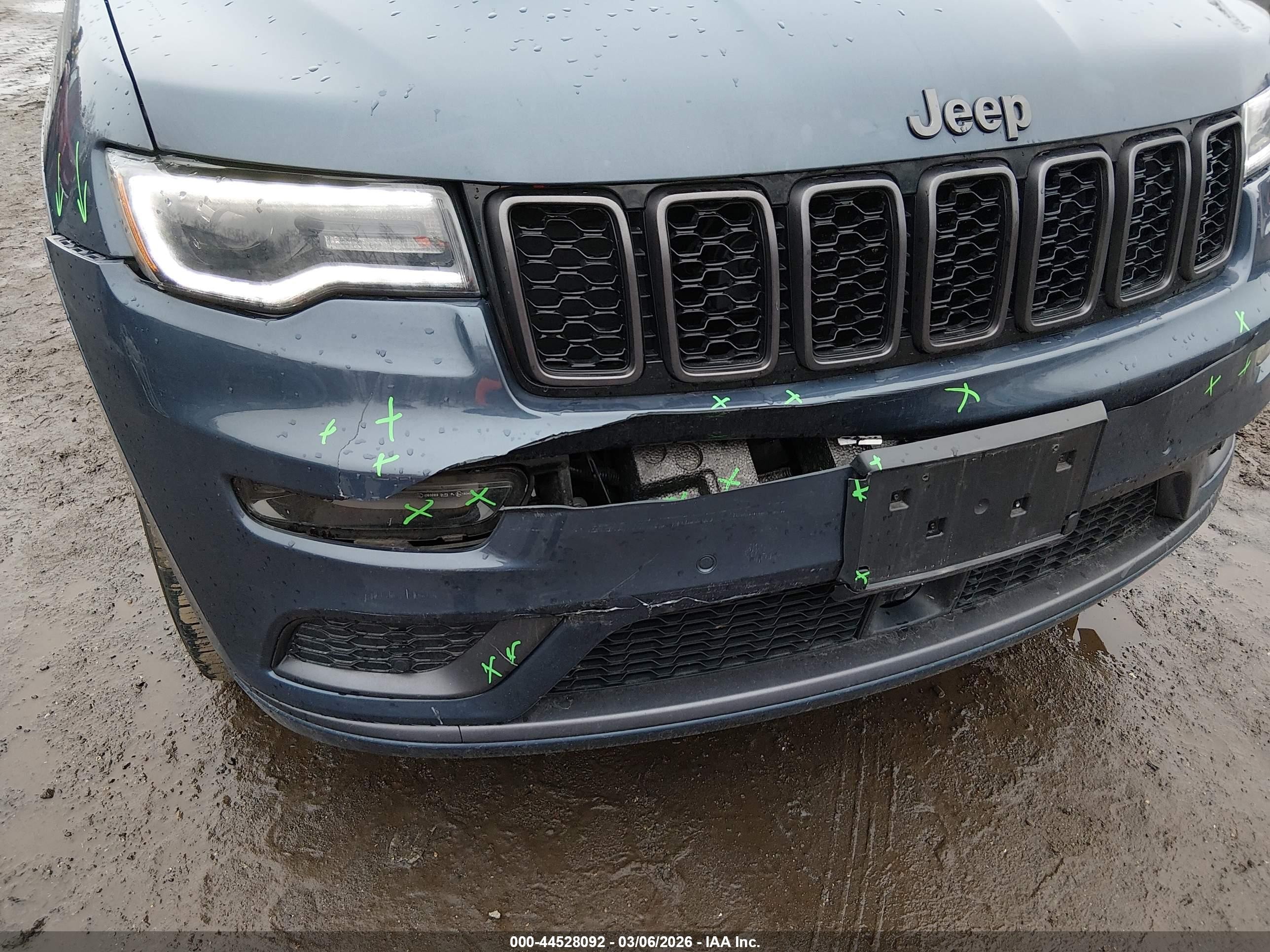 2019 Jeep Grand Cherokee Limited X 4x4 Синий vin: 1C4RJFBG7KC843504
