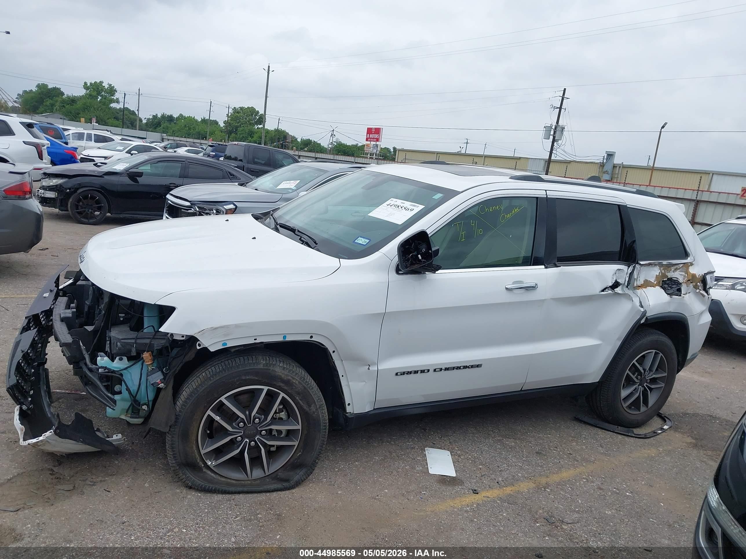 2021 Jeep Grand Cherokee Limited 4x4 Белый vin: 1C4RJFBG7MC843215