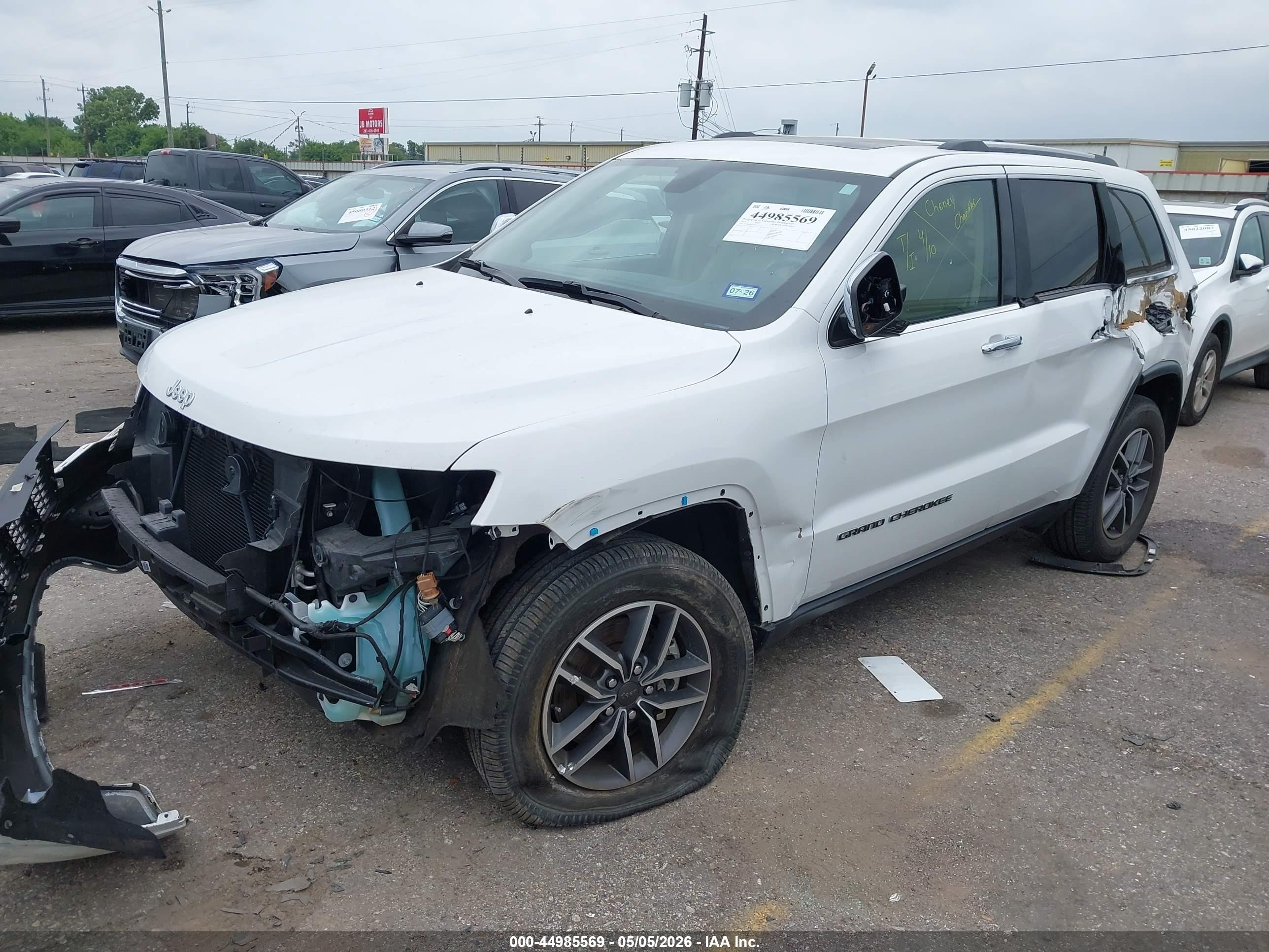 2021 Jeep Grand Cherokee Limited 4x4 Белый vin: 1C4RJFBG7MC843215