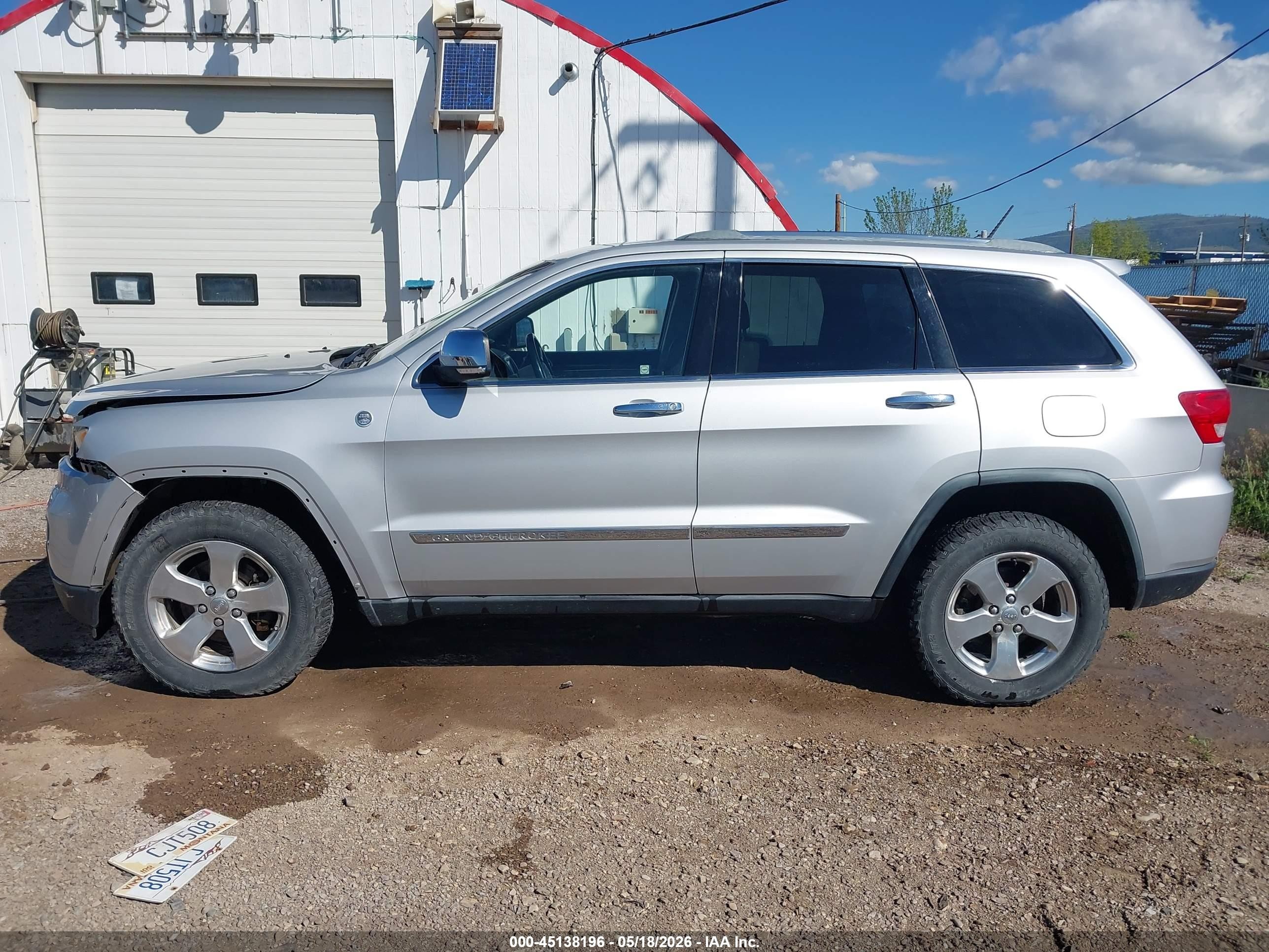 2012 Jeep Grand Cherokee Limited Silver vin: 1C4RJFBG8CC106426